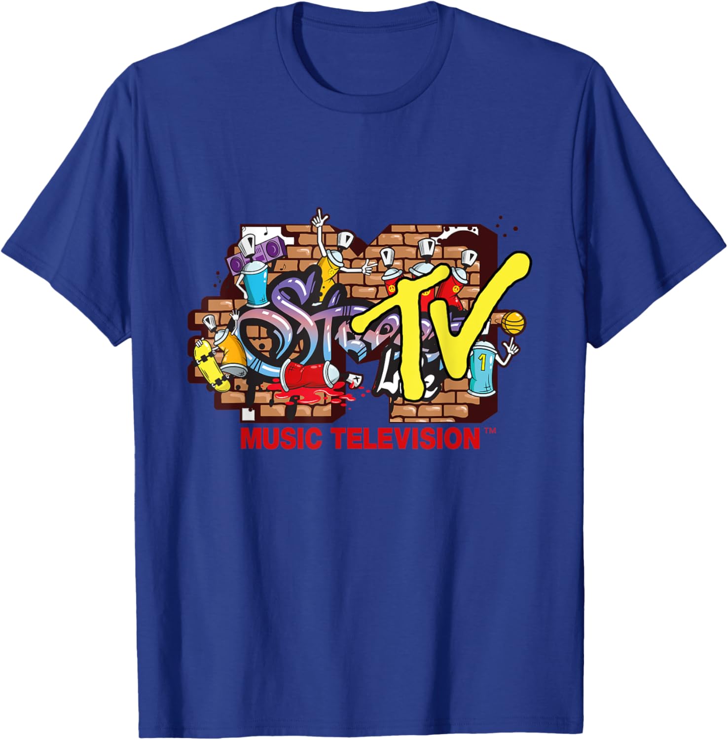 Mademark x MTV Graffiti Logo Streetwear T-Shirt for Trendy Styles - 20