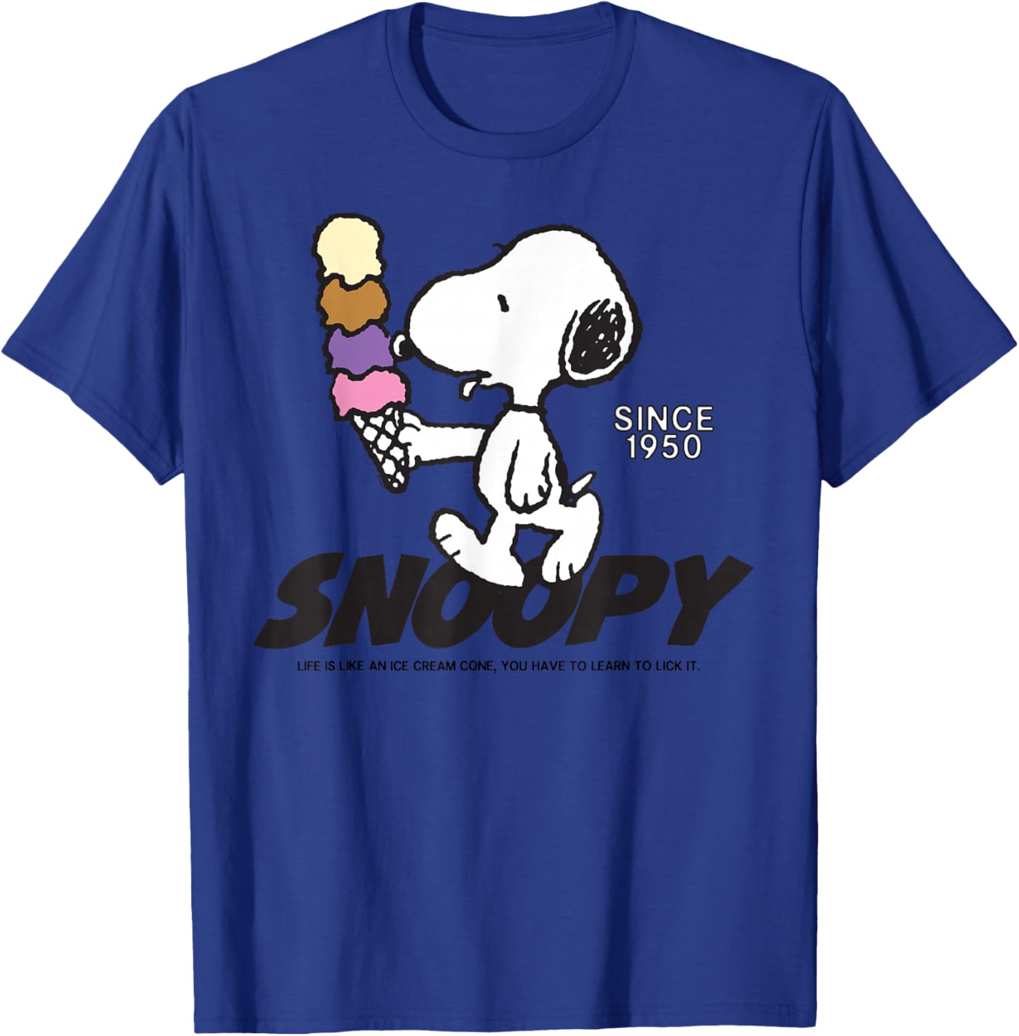 Snoopy Peanuts Ice Cream Cone T-Shirt Fun and Stylish Apparel - 18