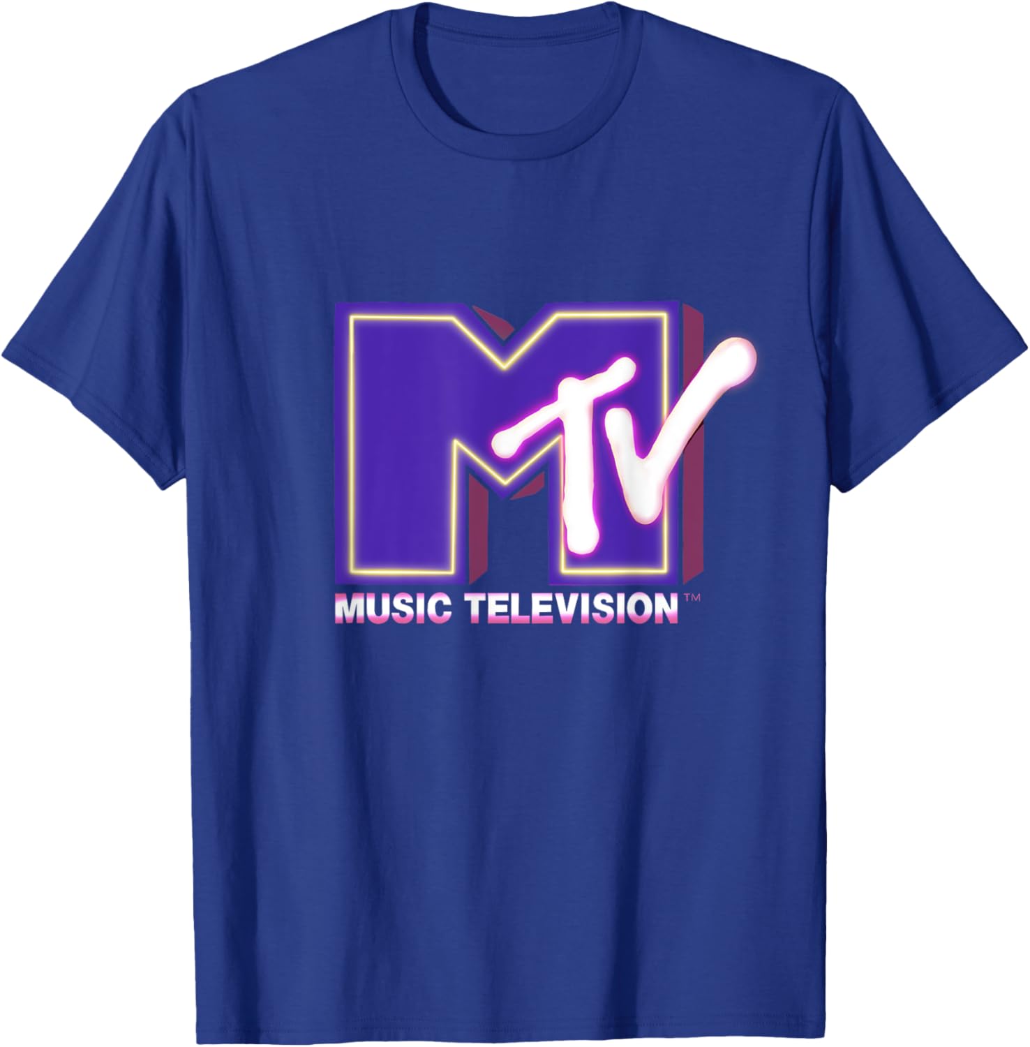 Mademark x MTV Neon Light Logo T-Shirt for Funky Fashion Lovers - 9