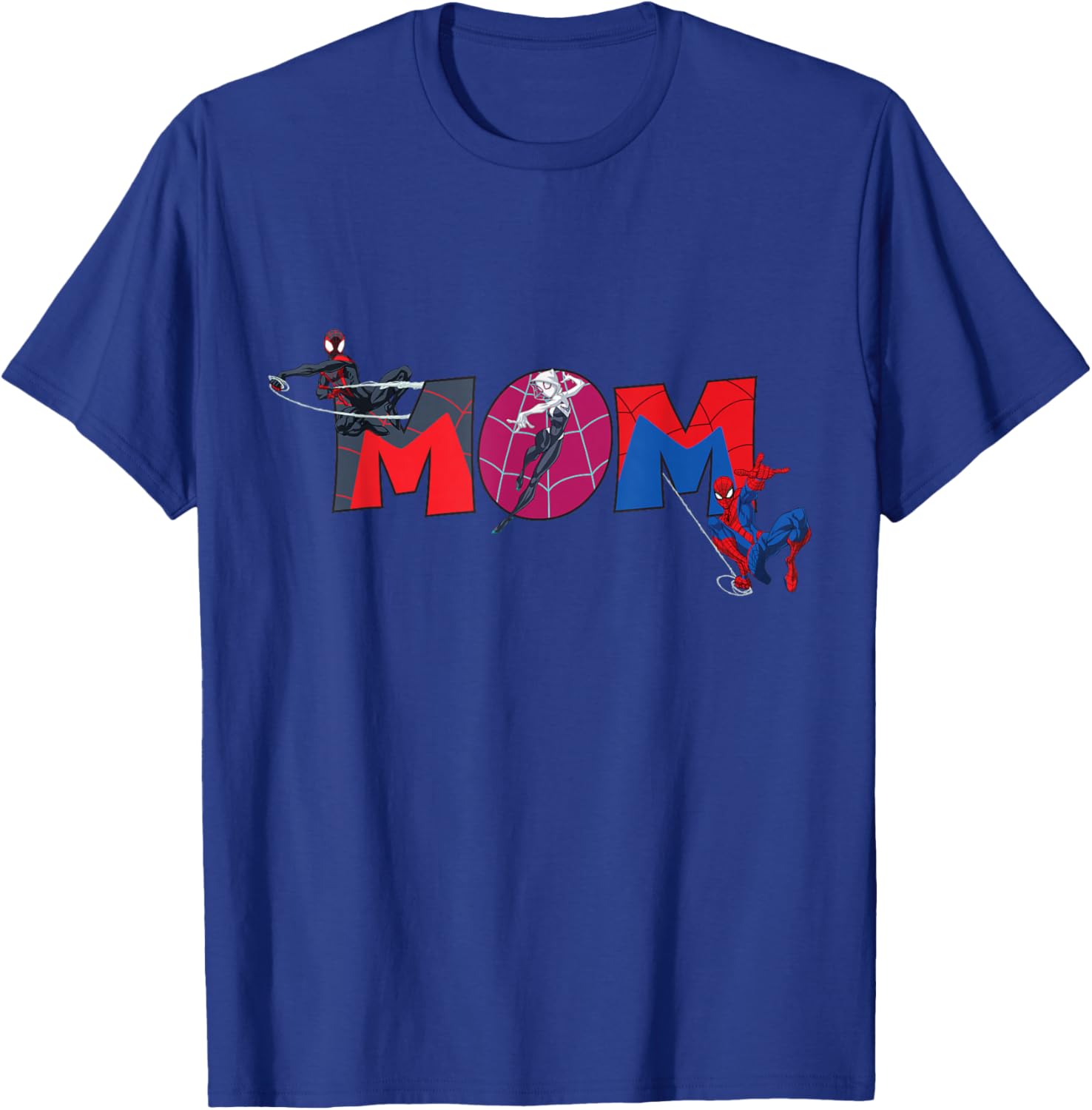 Marvel Spider-Man Trio Mom T-Shirt for Mother's Day Family Trip - 10