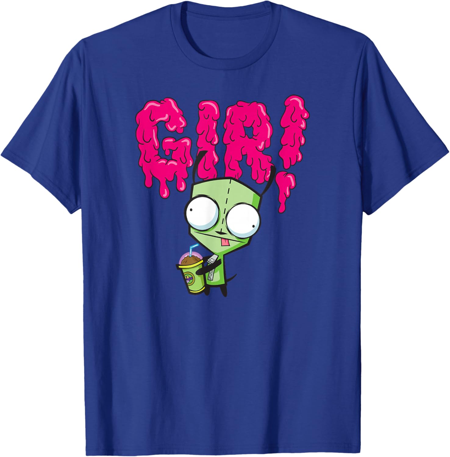 Invader Zim Gir Slime Slush T-Shirt Fun Graphic Tee for Fans - 1