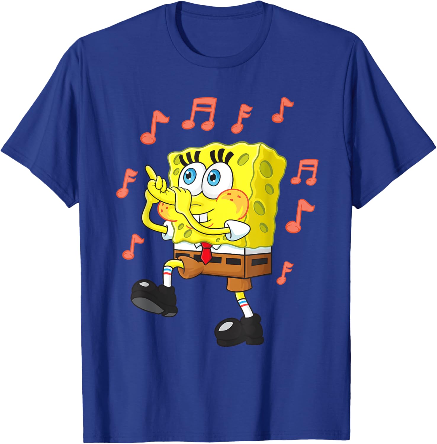 Mademark SpongeBob SquarePants Nose Flute T-Shirt for Fun Fans - 6