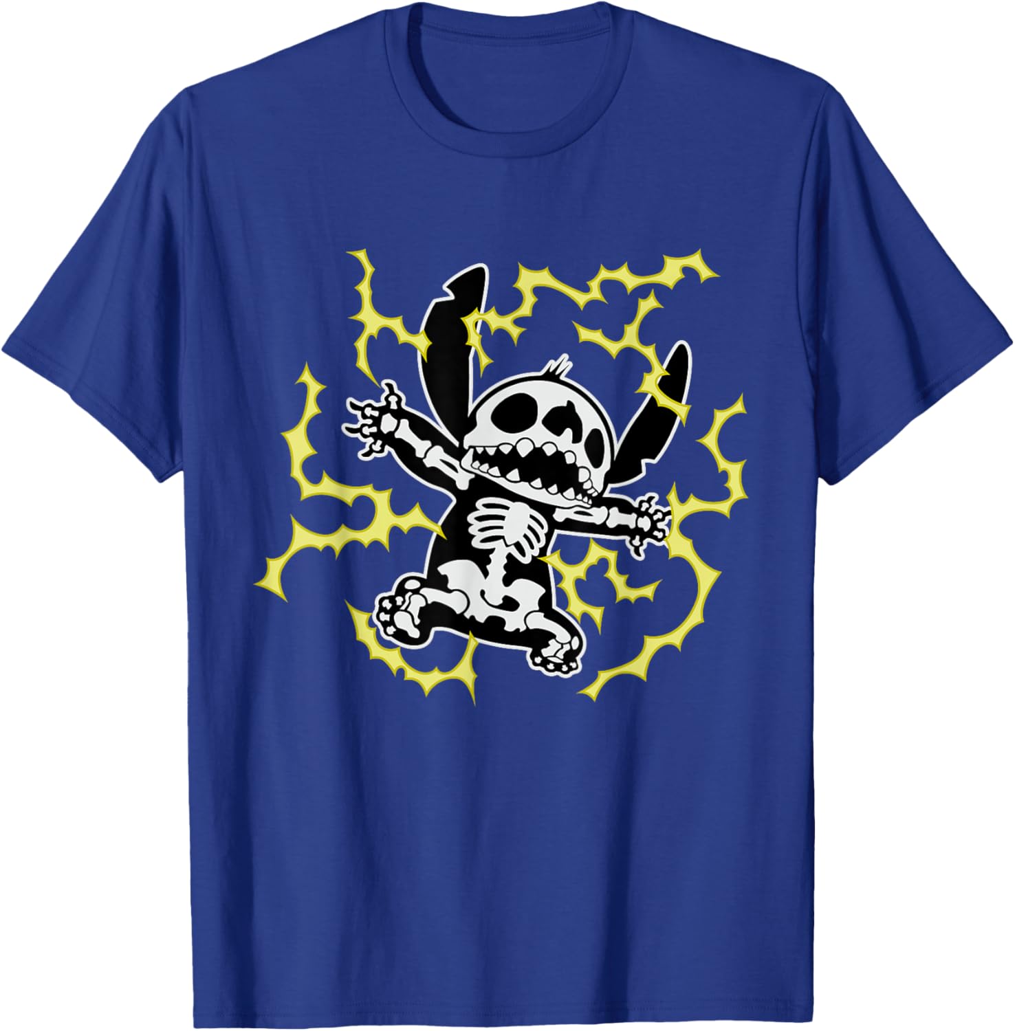 Disney Stitch Skeleton Halloween T-Shirt for Fun and Festive Celebrations - 10