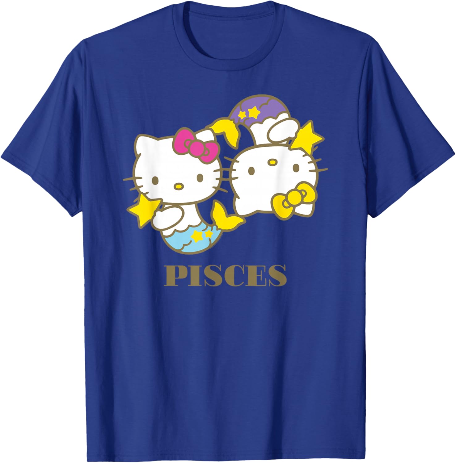Hello Kitty Pisces T-Shirt Cute Zodiac Apparel for Women and Kids - 11