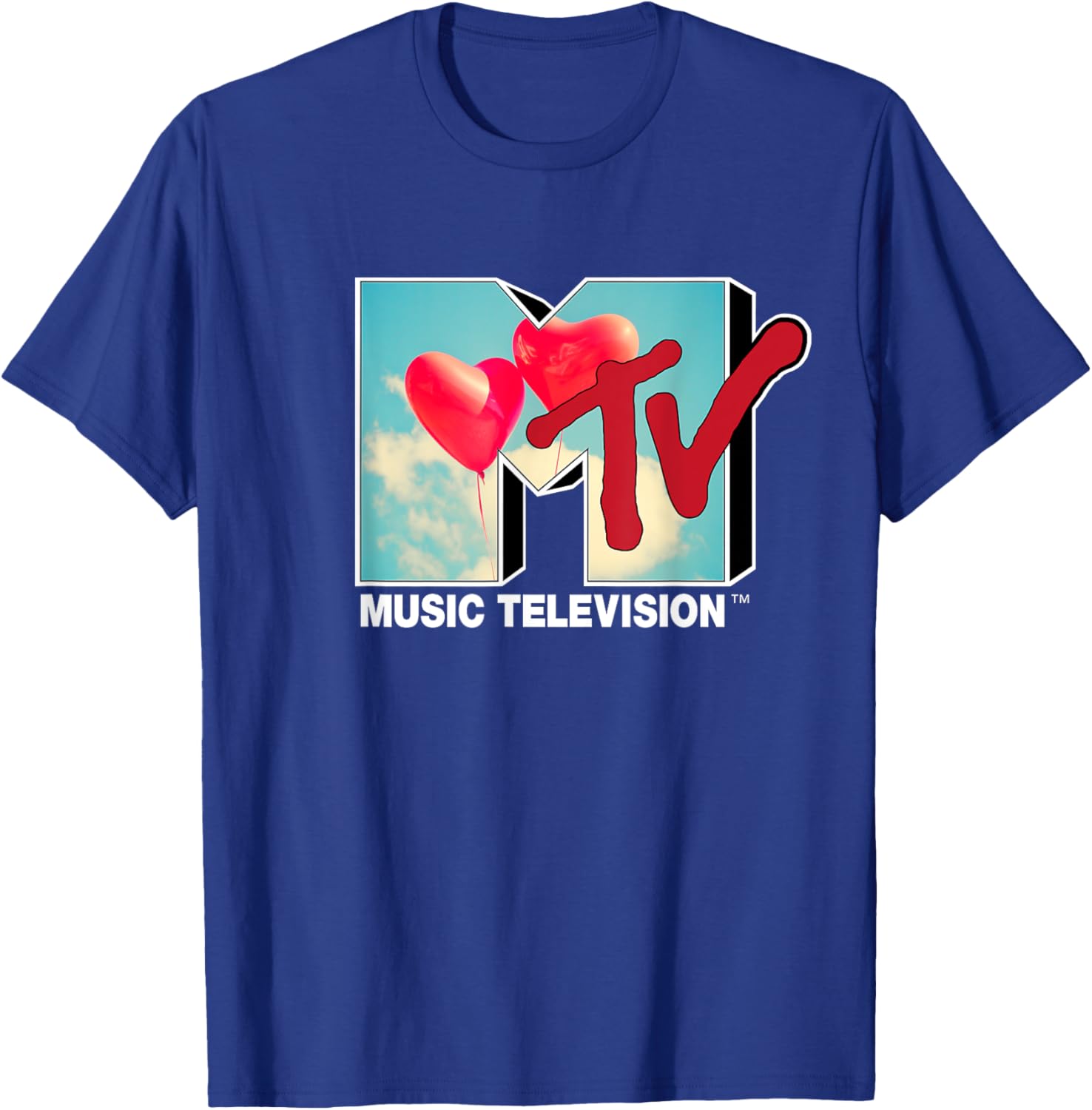Mademark x MTV Red Heart Balloon T-Shirt for Trendy Fashion Lovers - 4