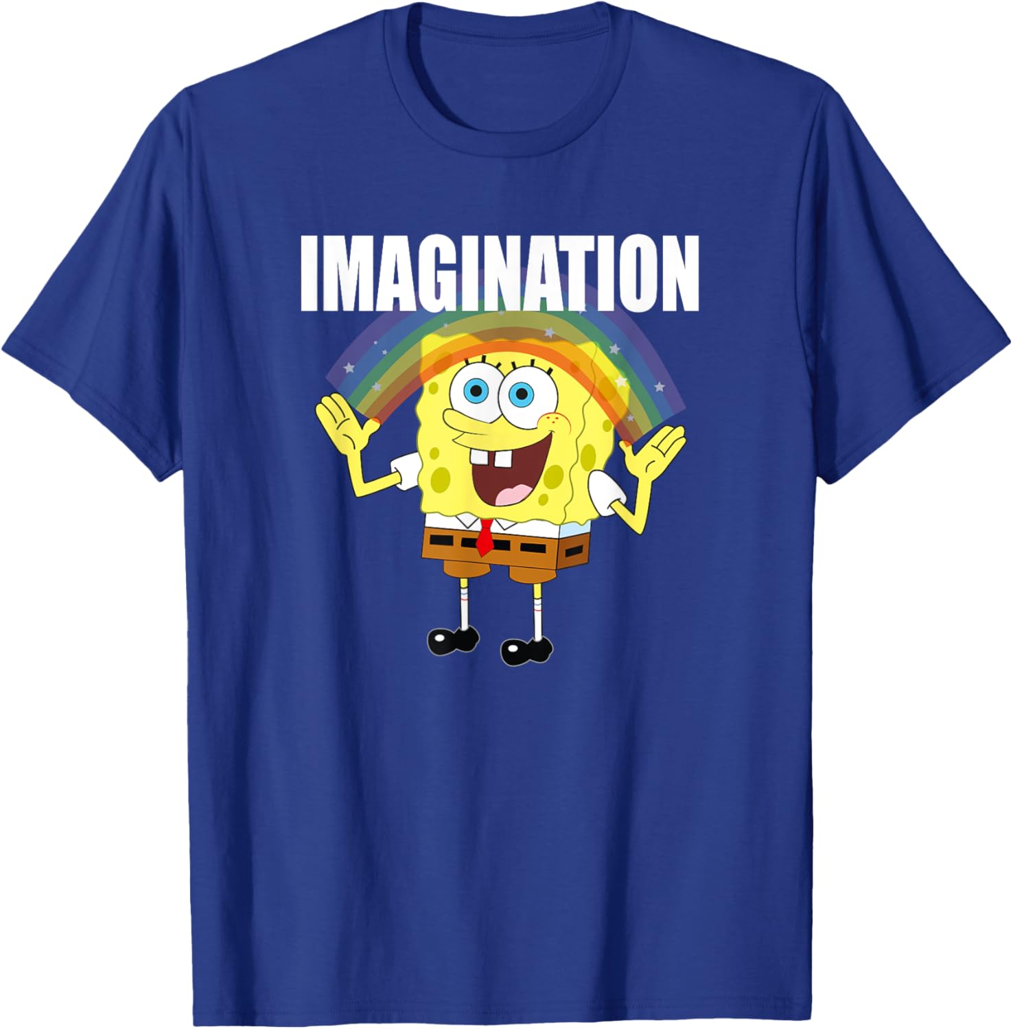 Mademark x SpongeBob SquarePants Rainbow Imagination T-Shirt for Fun Style - 4