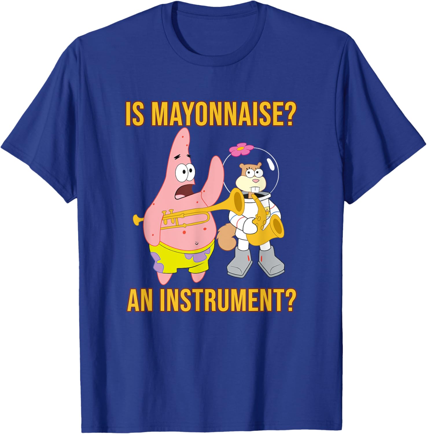 Mademark x SpongeBob Patrick & Sandy Mayonnaise Instrument T-Shirt - 17