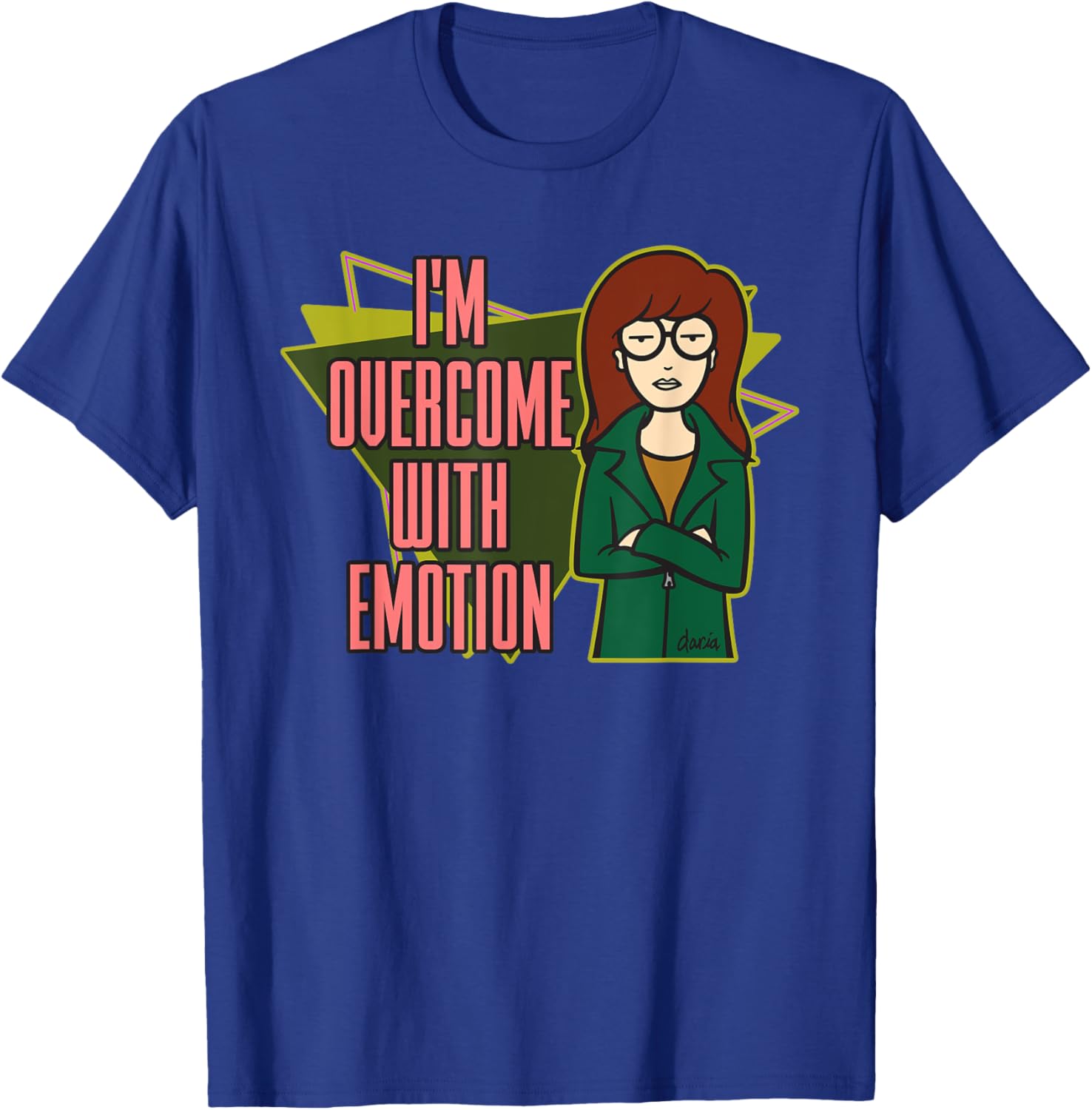 Mademark x Daria Emotion Graphic T-Shirt for Trendy Casual Style - 14