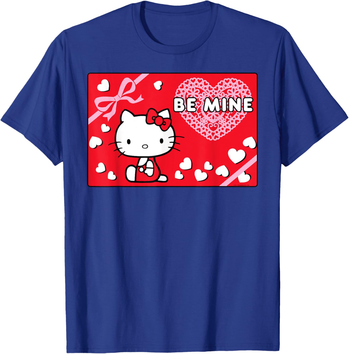 Cute Hello Kitty Valentine's Day Be Mine T-Shirt for Kids and Adults - 7