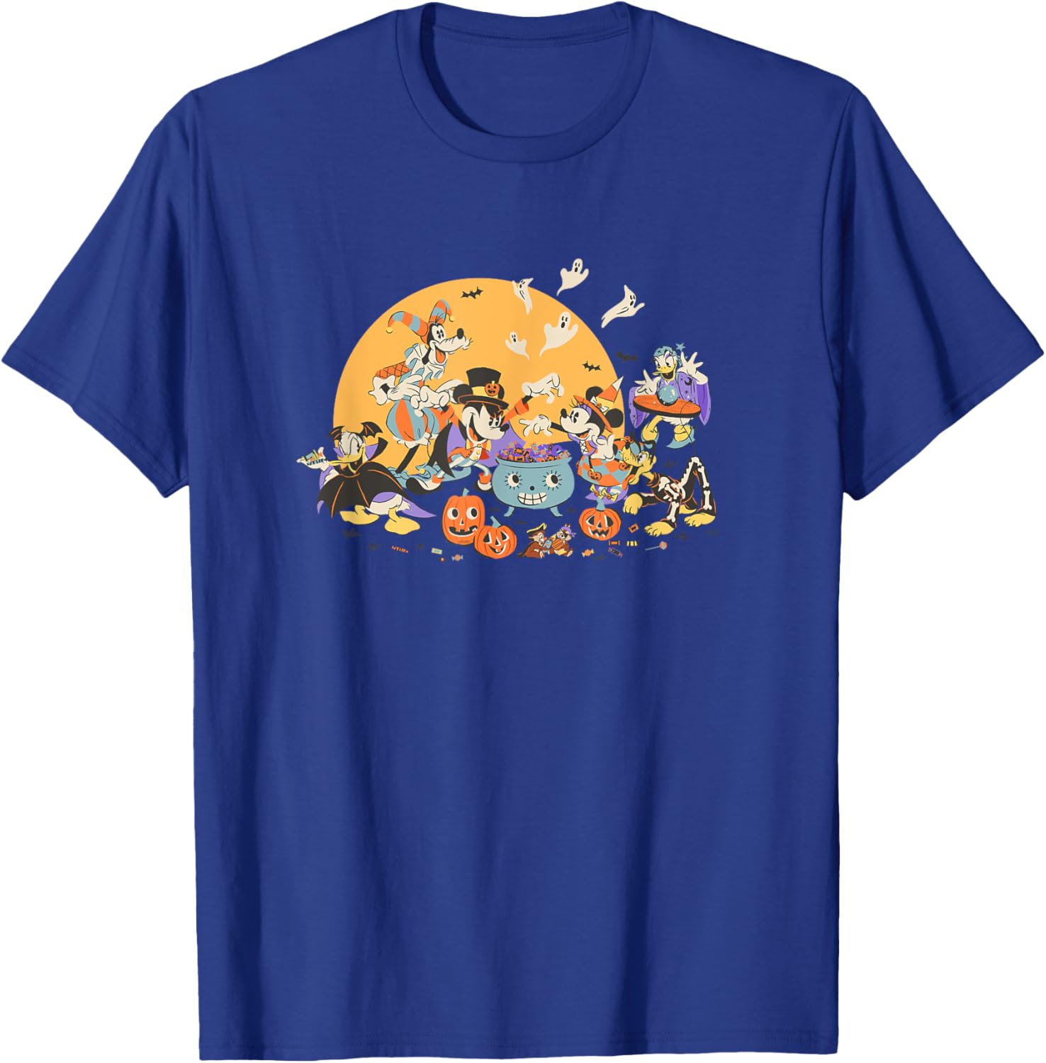 Disney Mickey and Friends Halloween Retro T-Shirt for Fun Holiday Style - 2