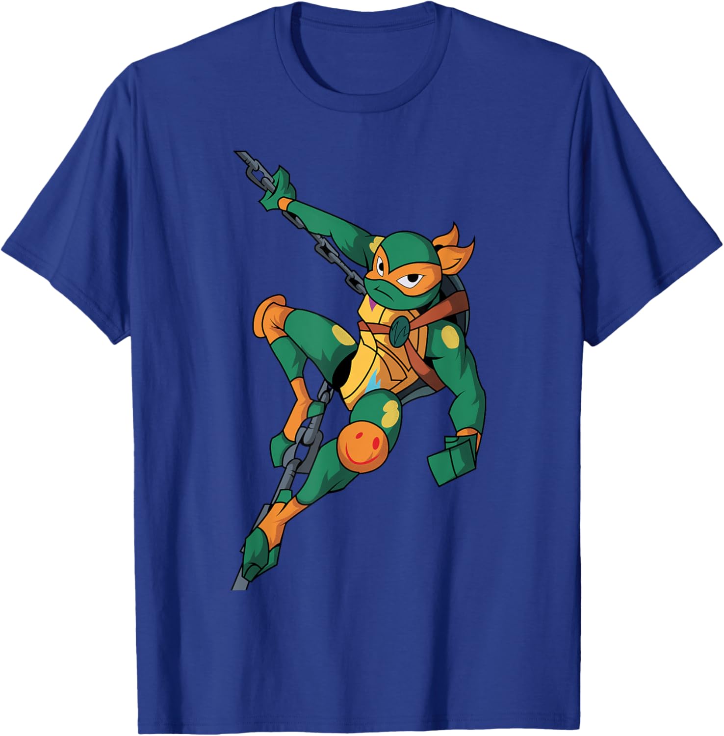 Mademark TMNT Mikey Action Pose T-Shirt - Fun Casual Wear for Fans - 5