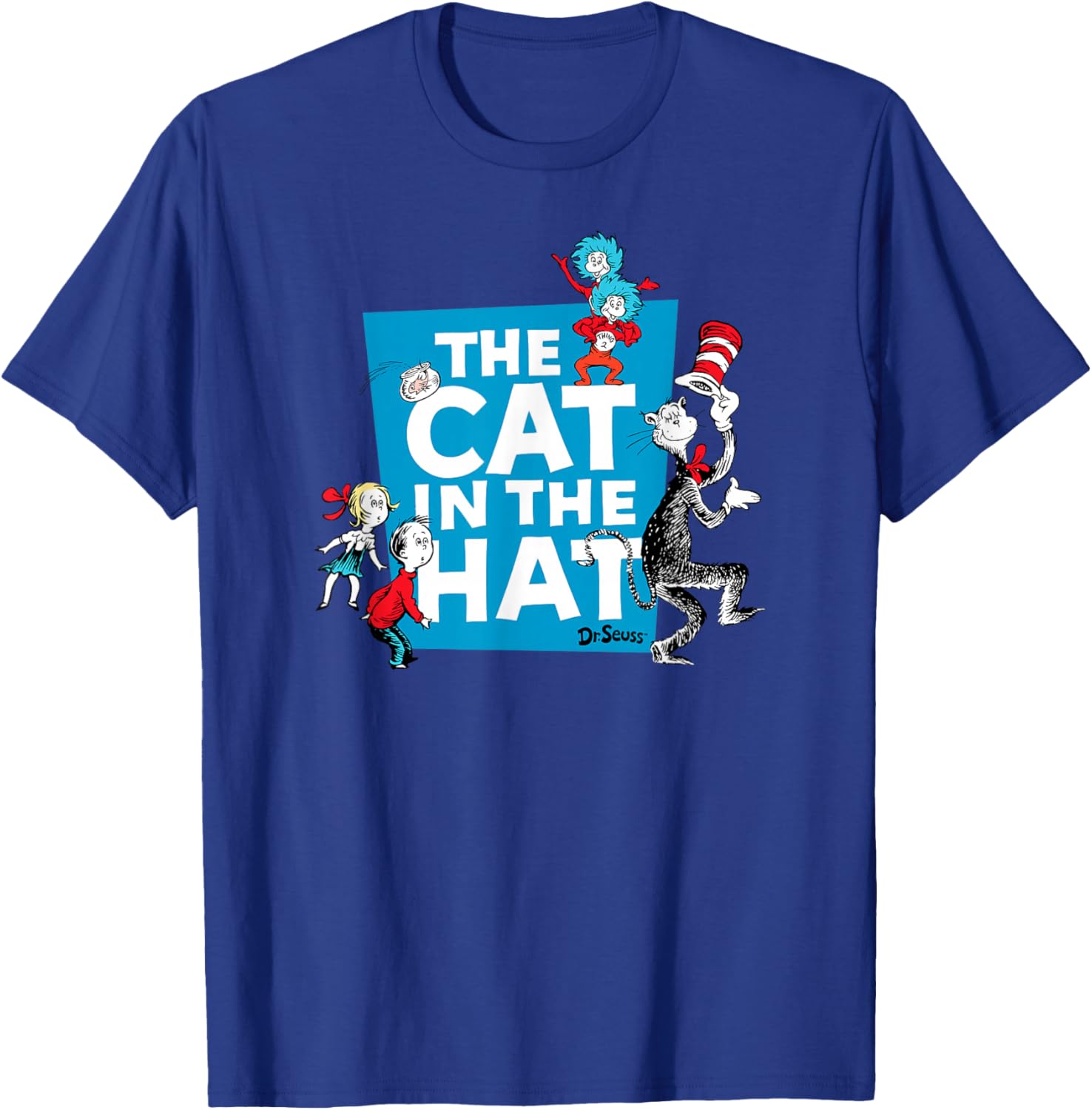 Dr. Seuss Cat in the Hat Characters T-Shirt for Kids and Adults - 3