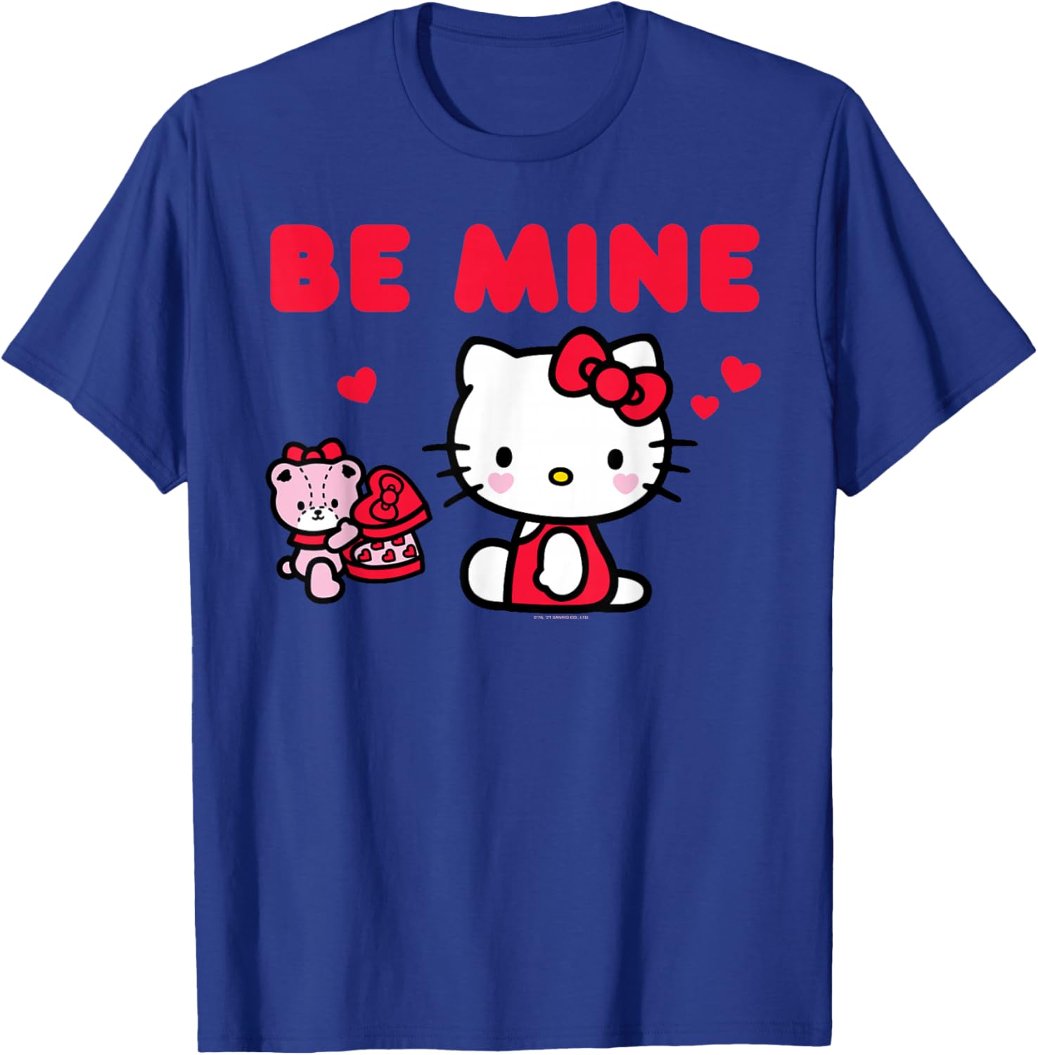 Cute Hello Kitty Be Mine Chocolates T-Shirt for Valentine's Day Fun - 9