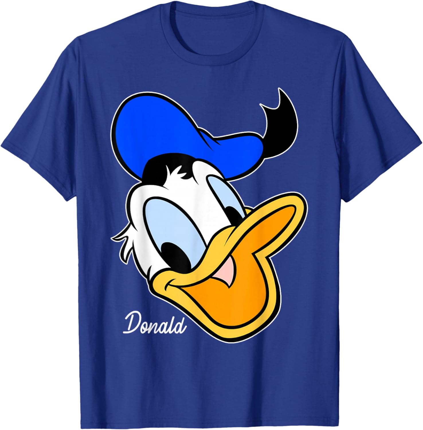Disney Mickey And Friends Donald Duck Big Face T-Shirt for Kids and Adults - 8
