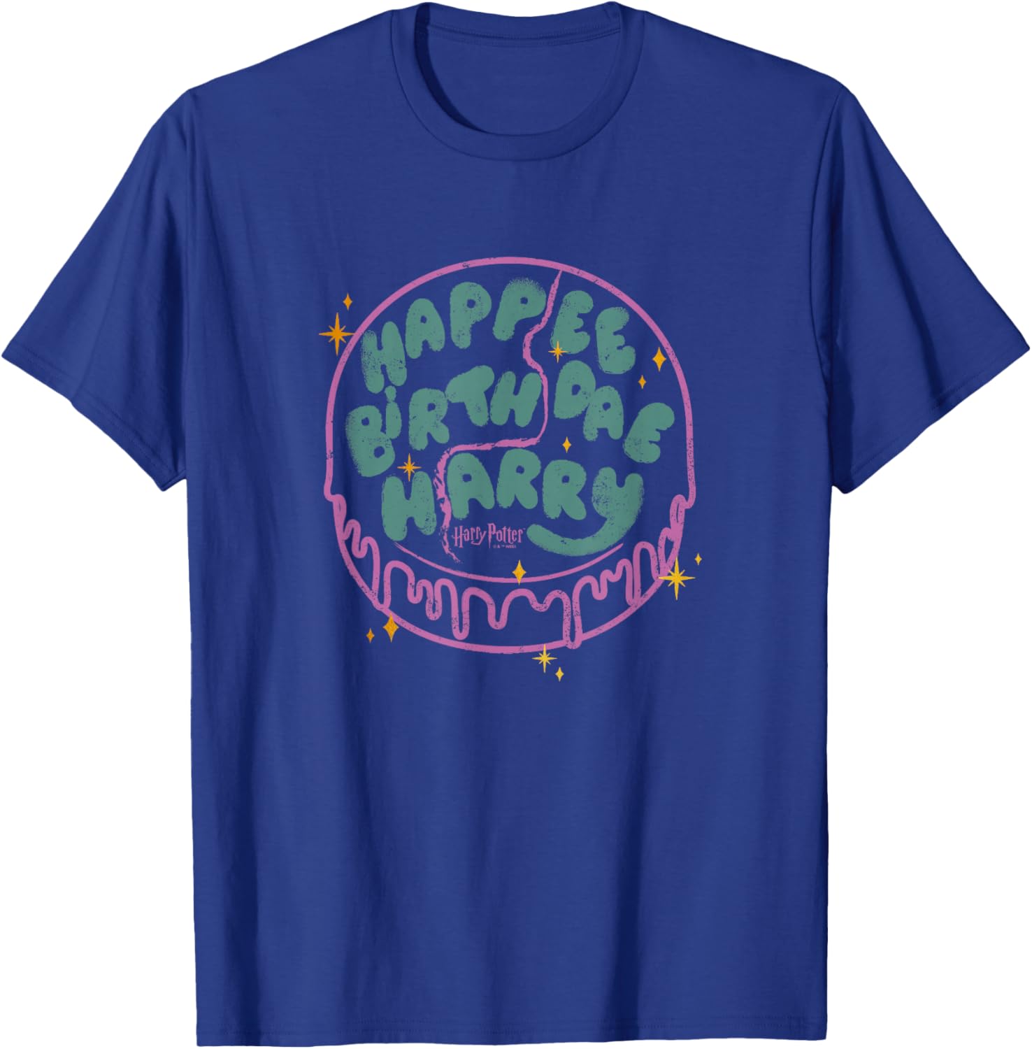 Harry Potter Happee Birthdae Retro T-Shirt for Magical Celebrations - 3