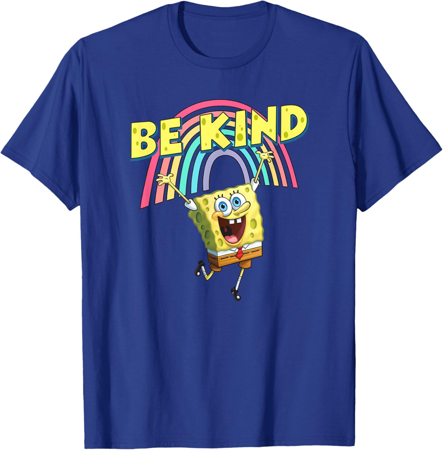 Mademark SpongeBob SquarePants Be Kind Rainbow T-Shirt for Everyone - 8