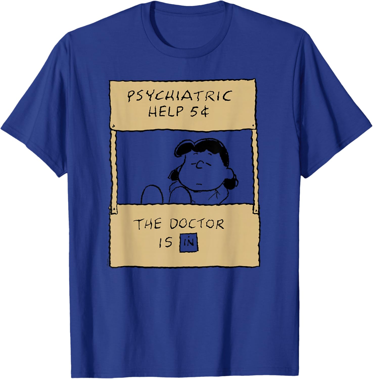 Peanuts Lucy Doctor Is In T-Shirt for Fans of Classic Comics and Fun - 9