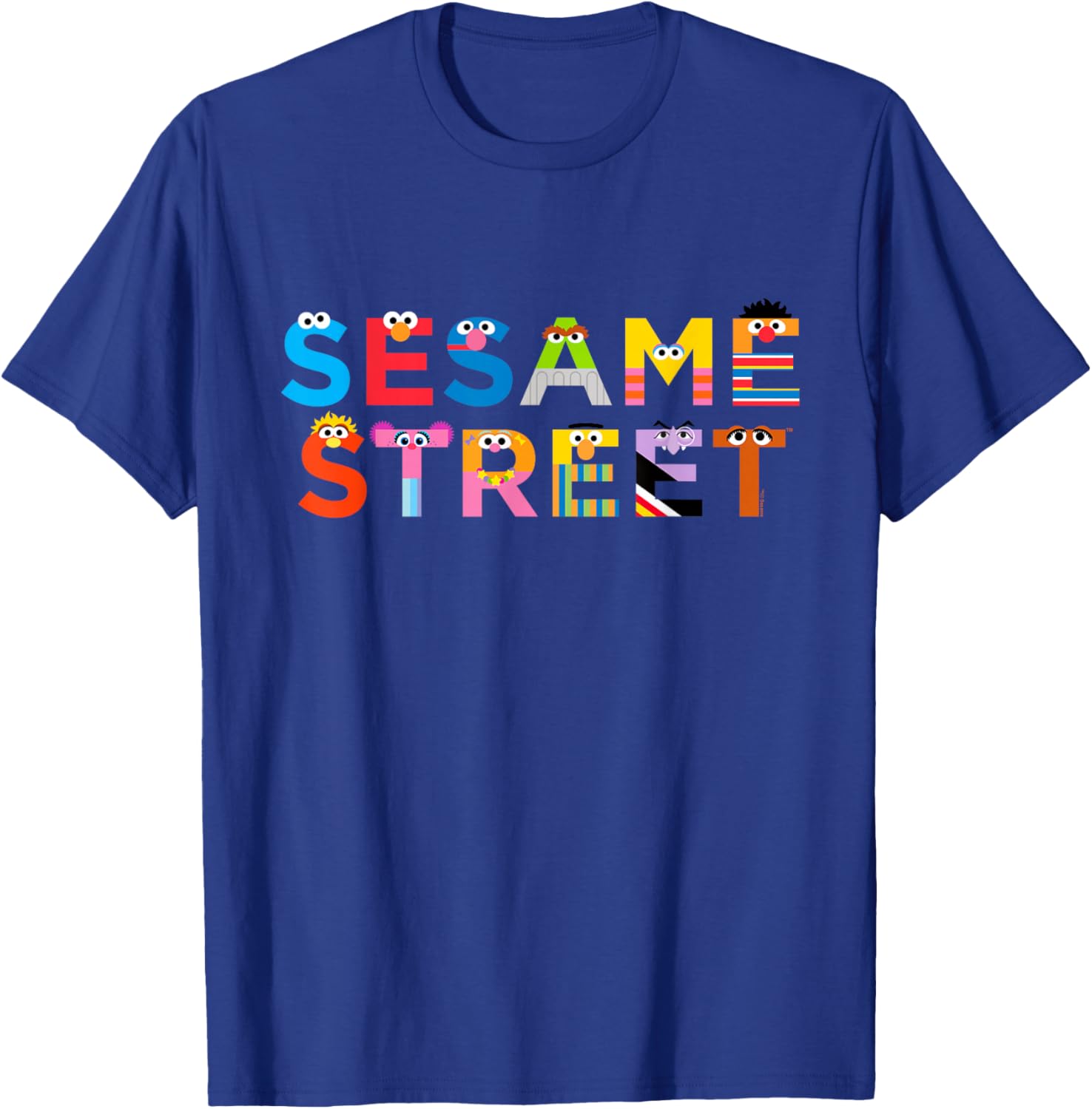 Sesame Street Monster Letters T-Shirt for Kids - Fun, Colorful Design - 4