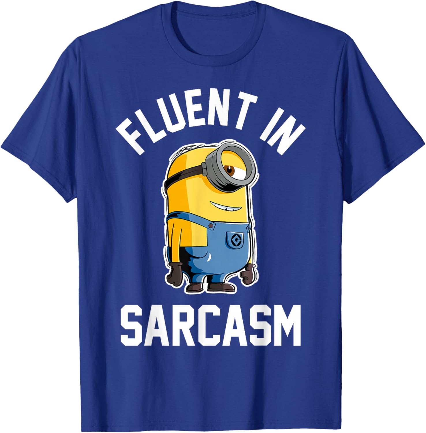 Funny Despicable Me Minions Stuart Sarcasm Graphic T-Shirt for Fans - 10