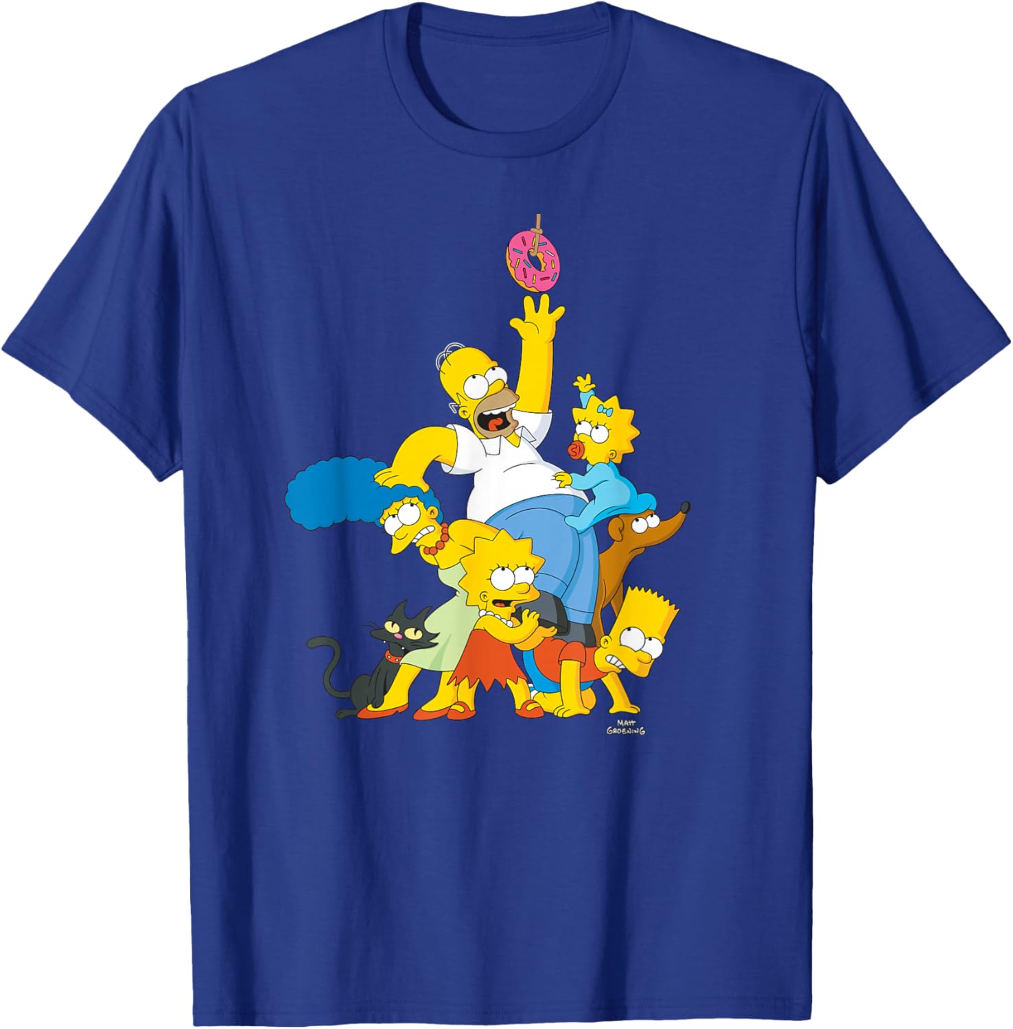 The Simpsons Family Donut Reach T-Shirt for Fun and Stylish Fans - 5