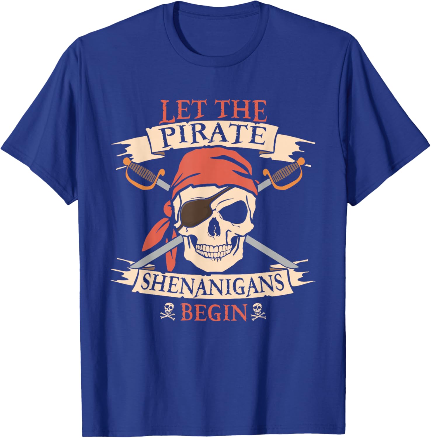 Pirate Shenanigans Skull Bandana Halloween T-Shirt for Boys - 5