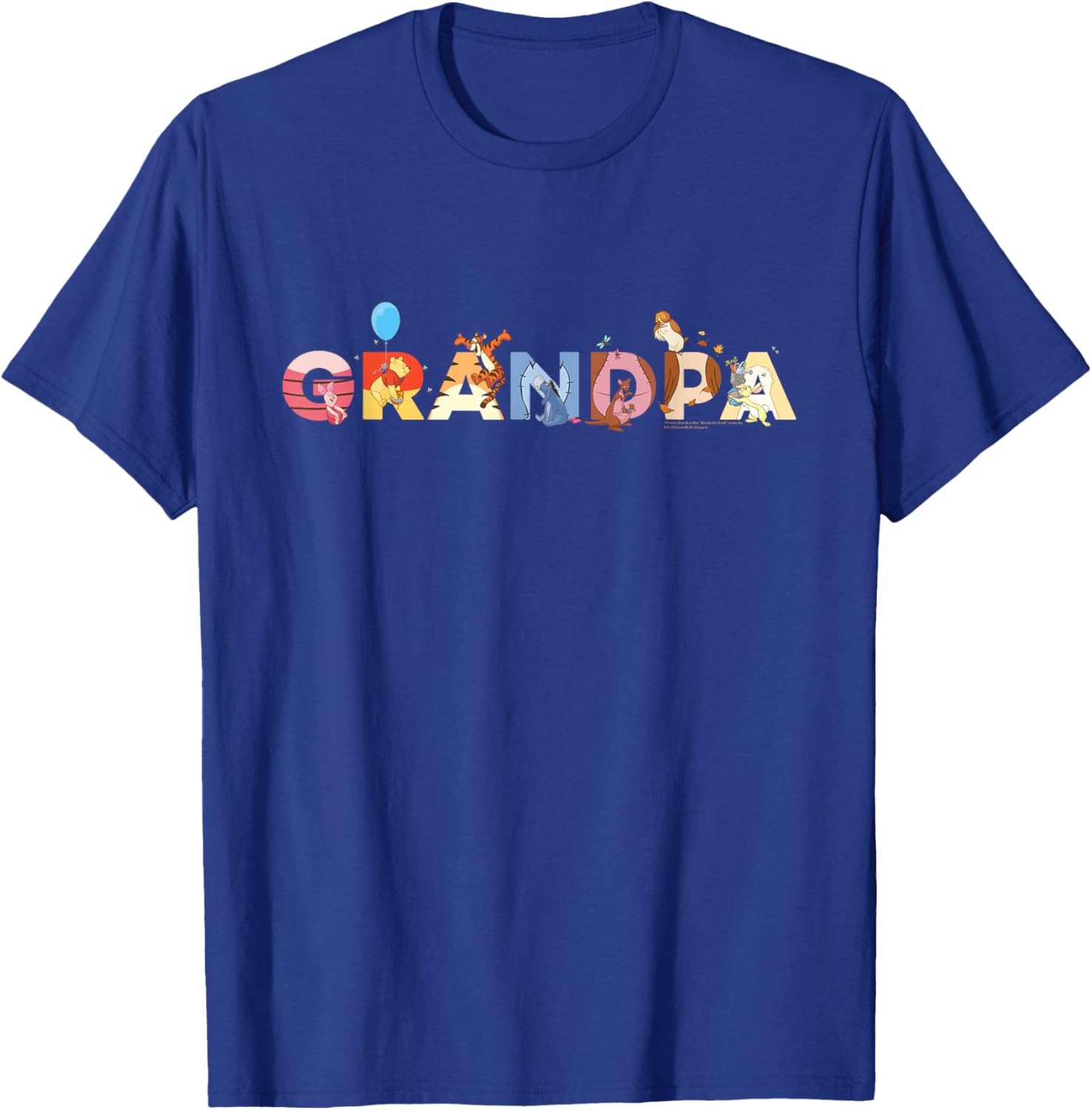 Disney Winnie the Pooh Grandpa Gift Family Trip T-Shirt for All Ages - 19