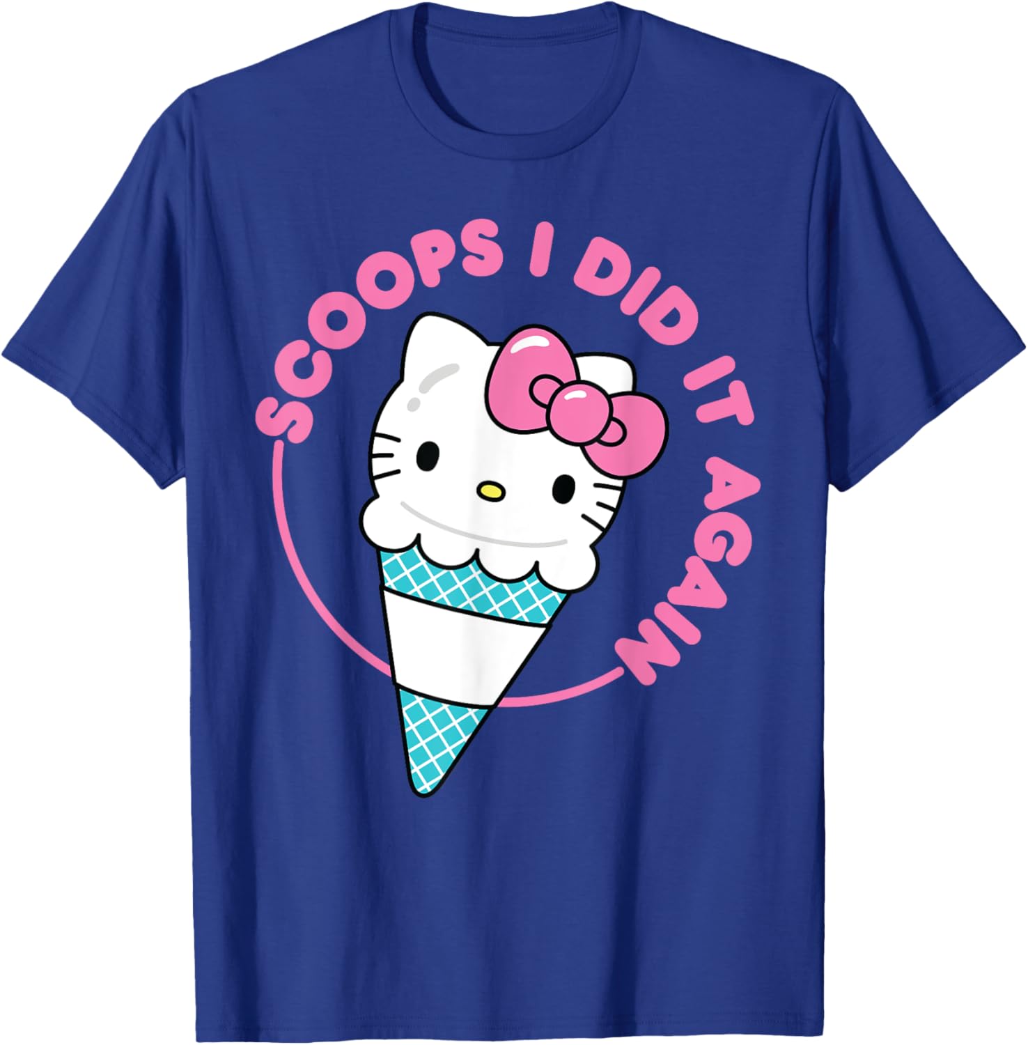 Hello Kitty Ice Cream Cone T-Shirt for Men, Women, Girls & Kids - 6