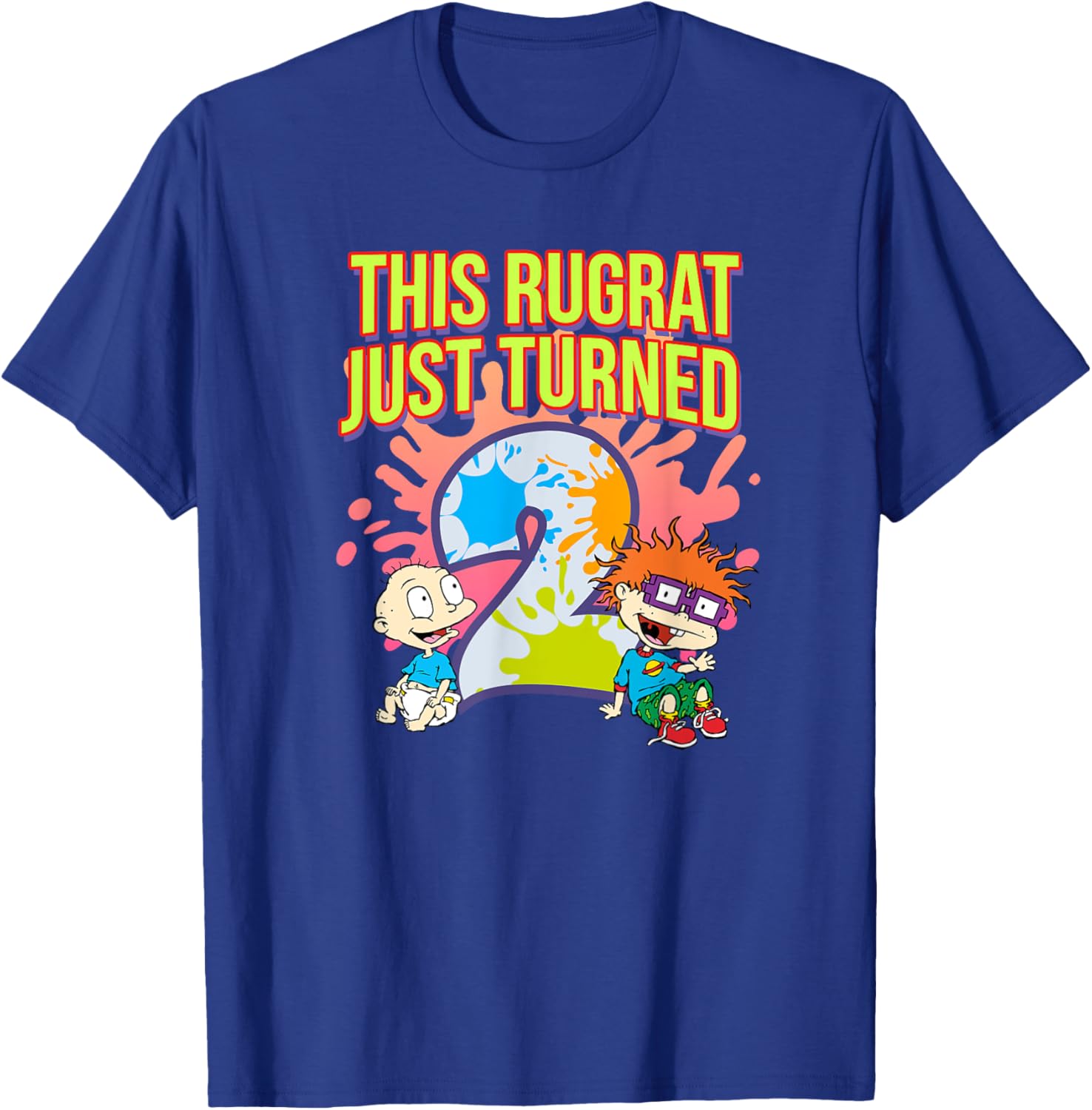 Mademark Rugrats 2nd Birthday Outfit Cute T-Shirt for Celebrating Fun - 3