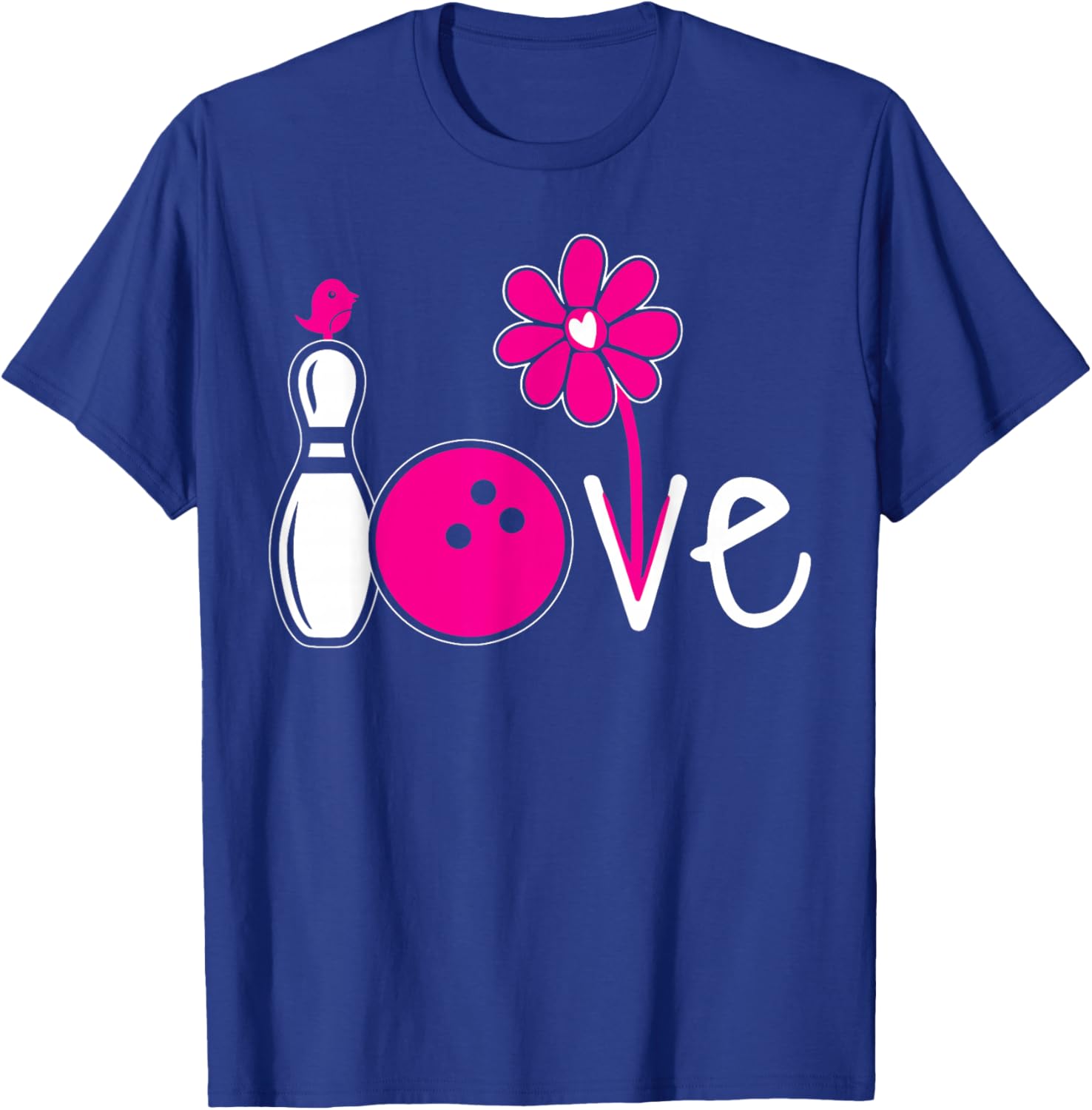 Vintage Women Bowling Shirt for Girls Team Love T-Shirt Fashion - 9