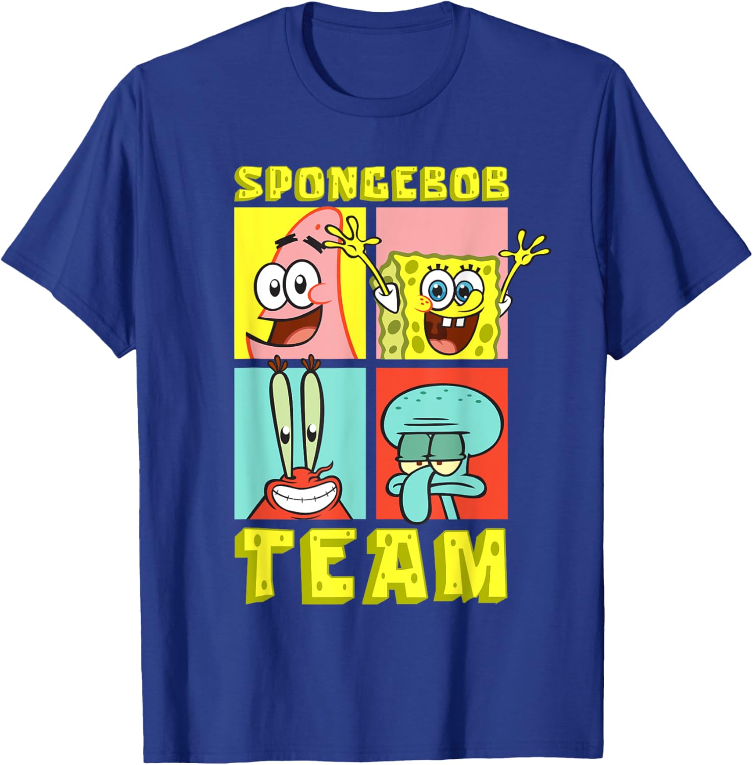 Mademark SpongeBob SquarePants Birthday T-Shirt with Team SpongeBob Design - 17