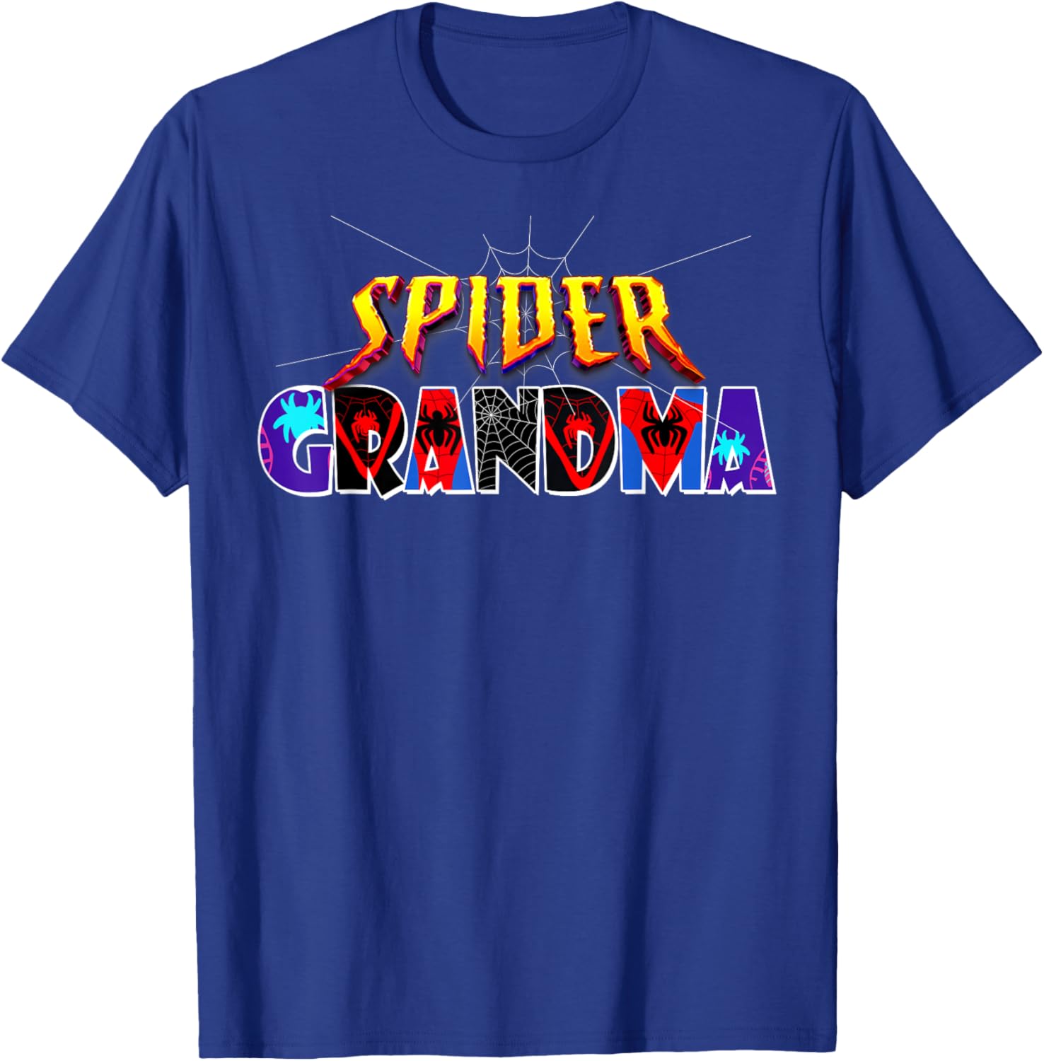 Cute Spider Grandma Shirt for Birthday Mothers Day and Halloween Fun - 5