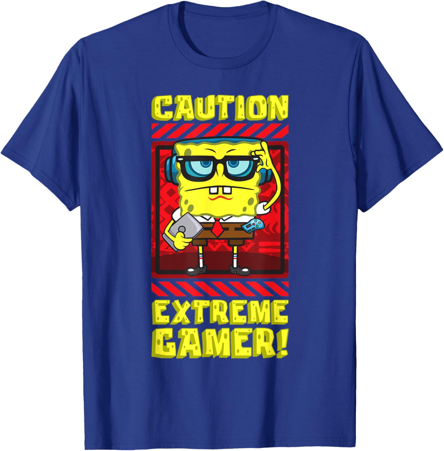 Funny SpongeBob Video Games Lover T-Shirt for Kids and Gamers - 1