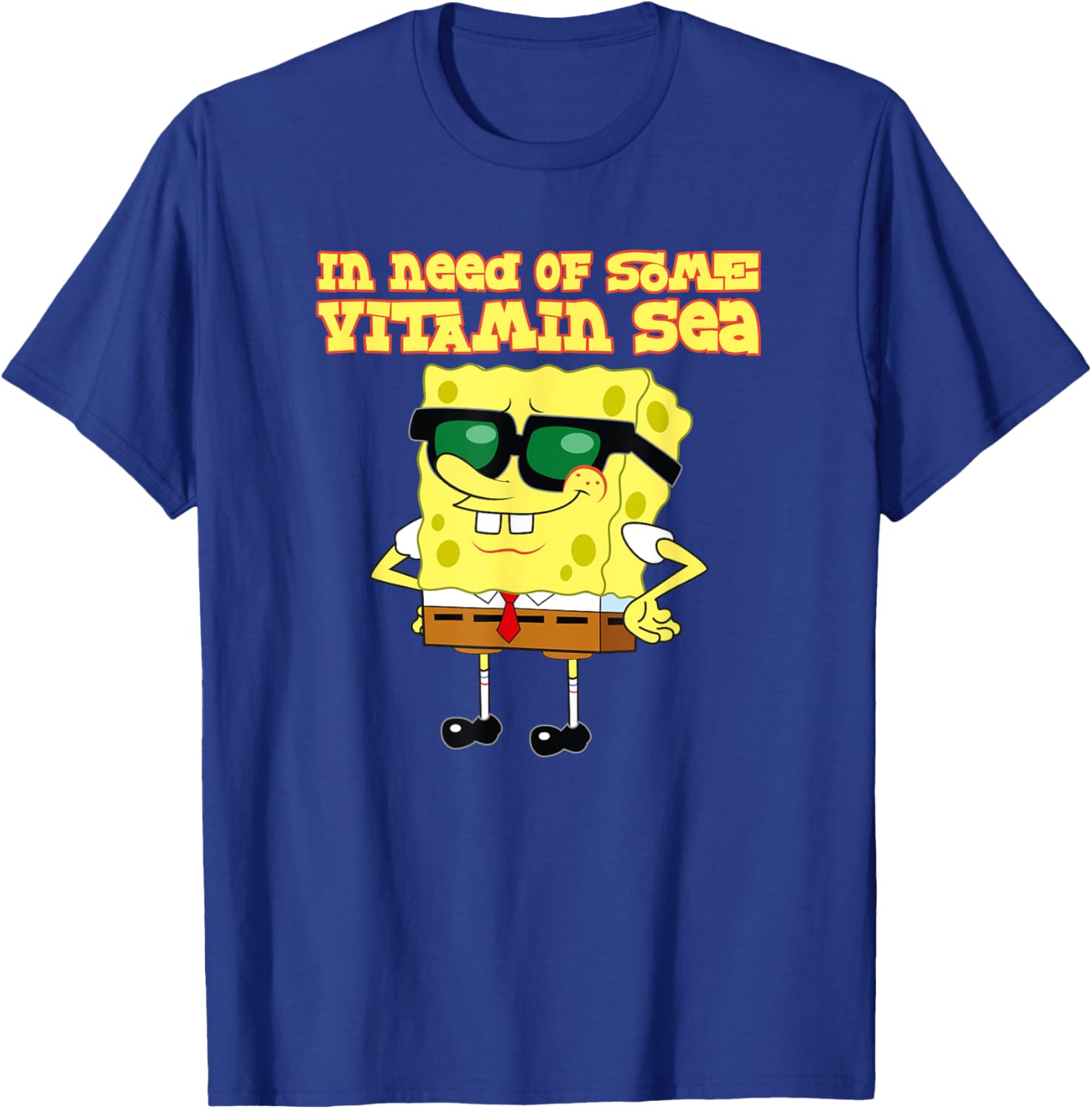 Mademark x SpongeBob Vitamin Sea T-Shirt for Fun Beach Vibes - 1