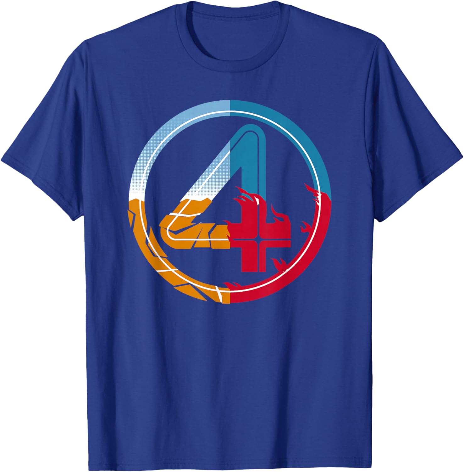 Fantastic Four Super-Powered Logo T-Shirt for Marvel Fans - 3