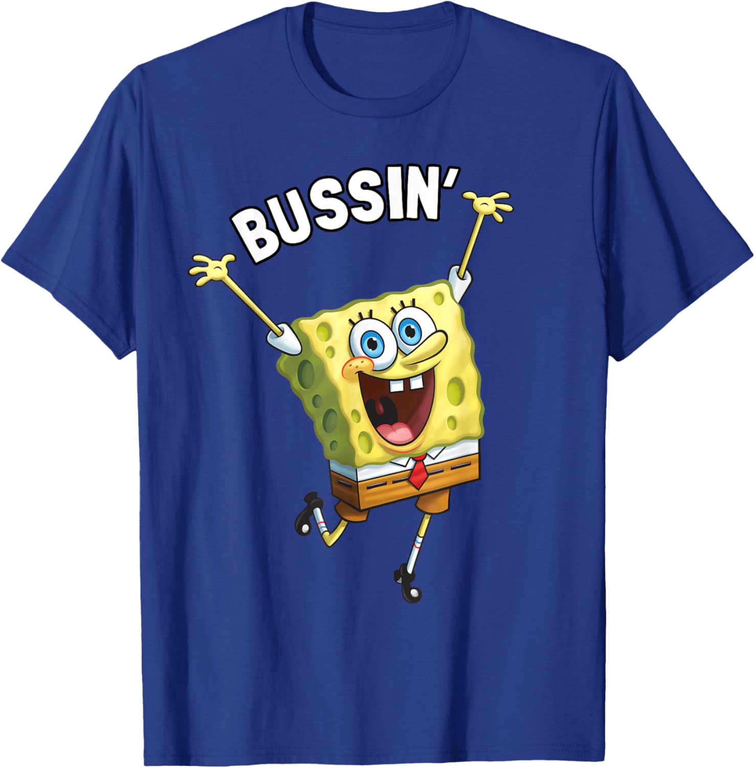 Mademark SpongeBob SquarePants Bussin T-Shirt for Fun and Fashion - 23