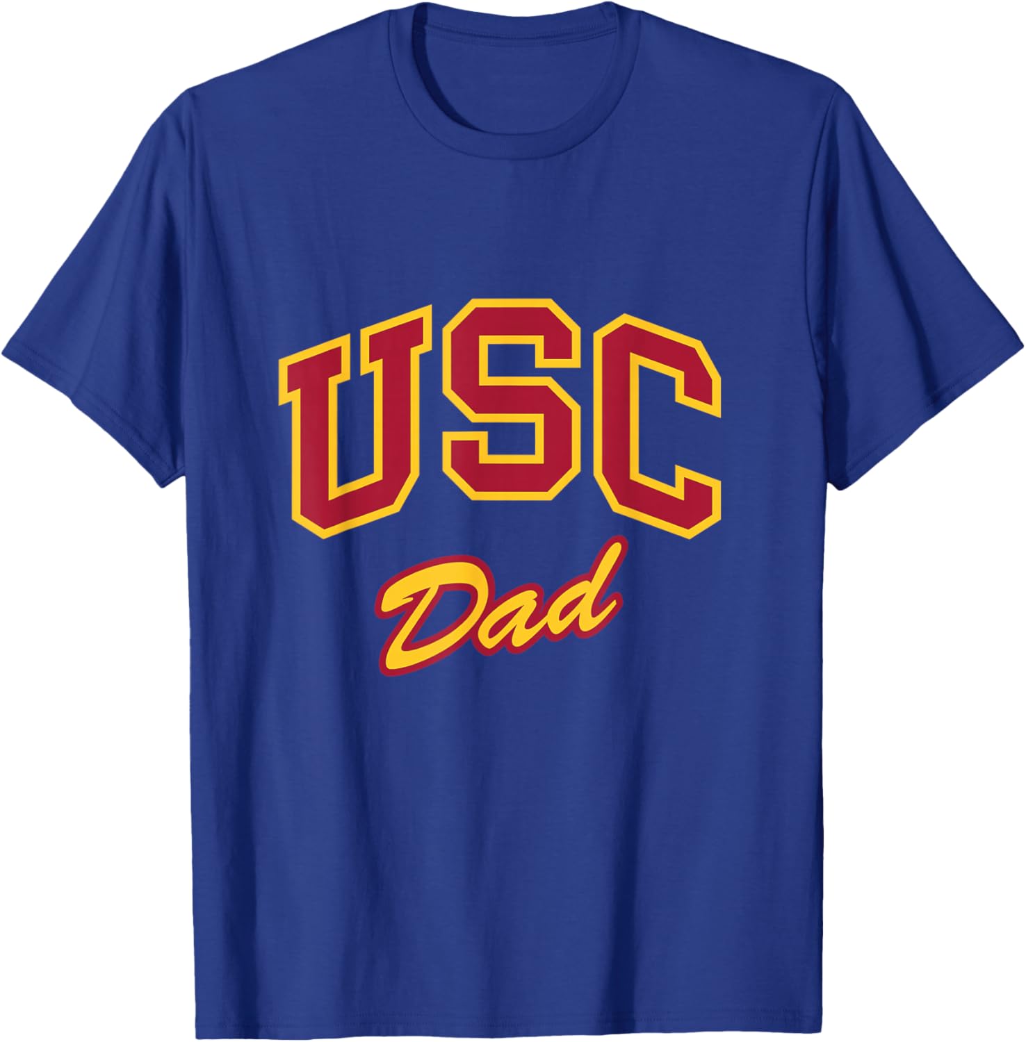 USC Dad Retro Script Style T-Shirt for Sports Fans and Outdoors Fun - 1