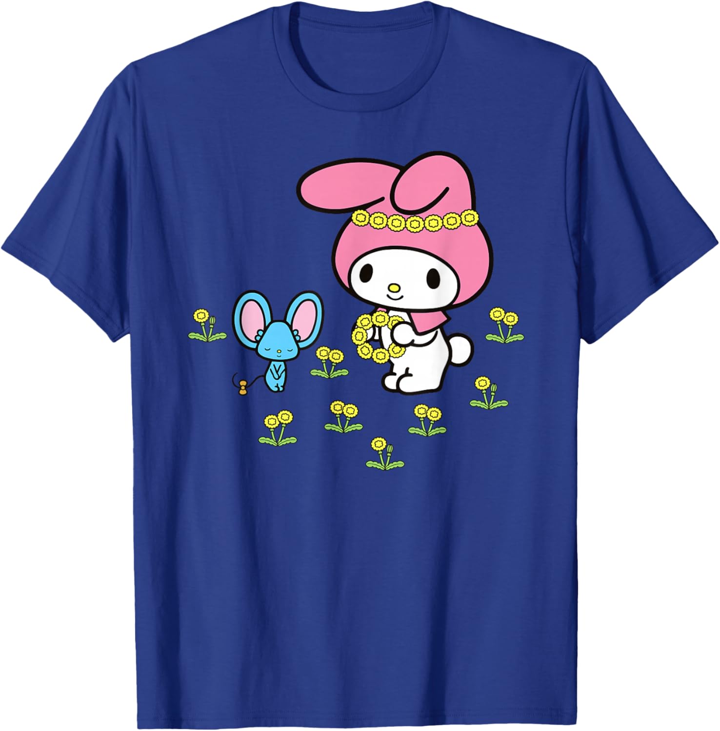 My Melody Flower Crown T-Shirt for Fun and Stylish Outfits - 16