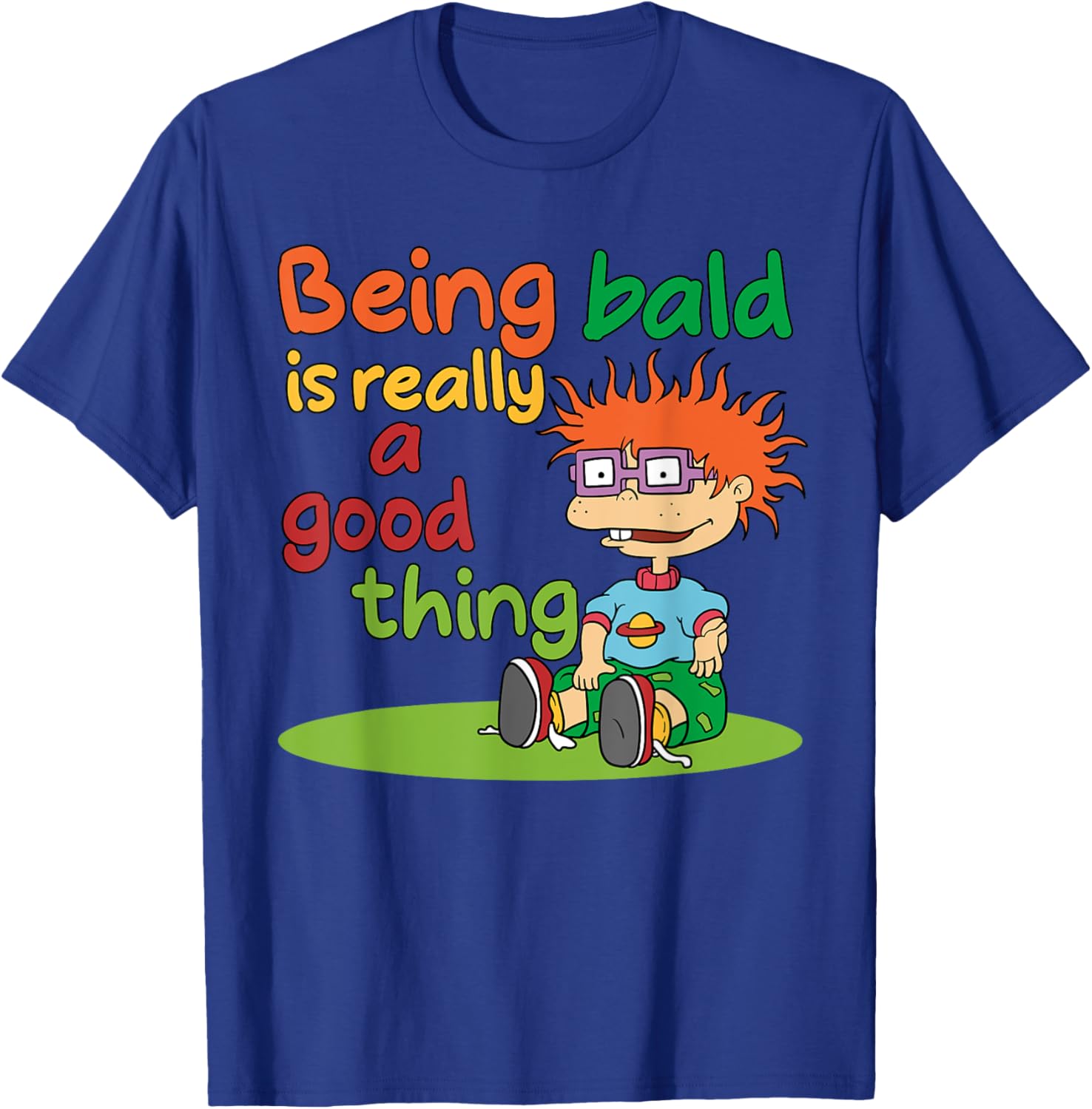 Mademark x Rugrats Chuckie Finster Bald is Beautiful T-Shirt for Kids - 4