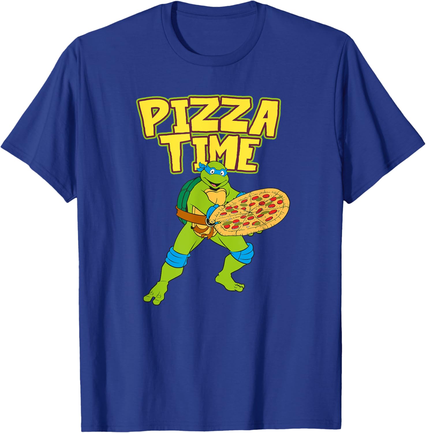 Mademark Teenage Mutant Ninja Turtles Leonardo Pizza Time T-Shirt - 3