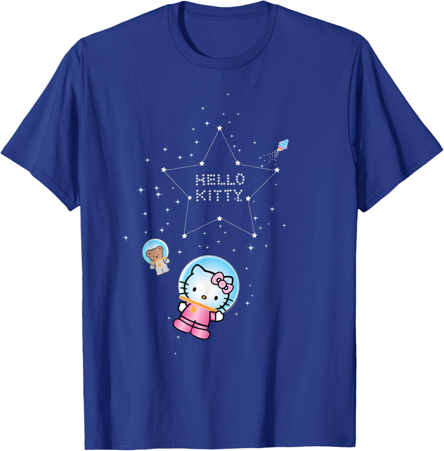 Adorable Hello Kitty Star Space T-Shirt for Kids and Adults - Cute Apparel - 8