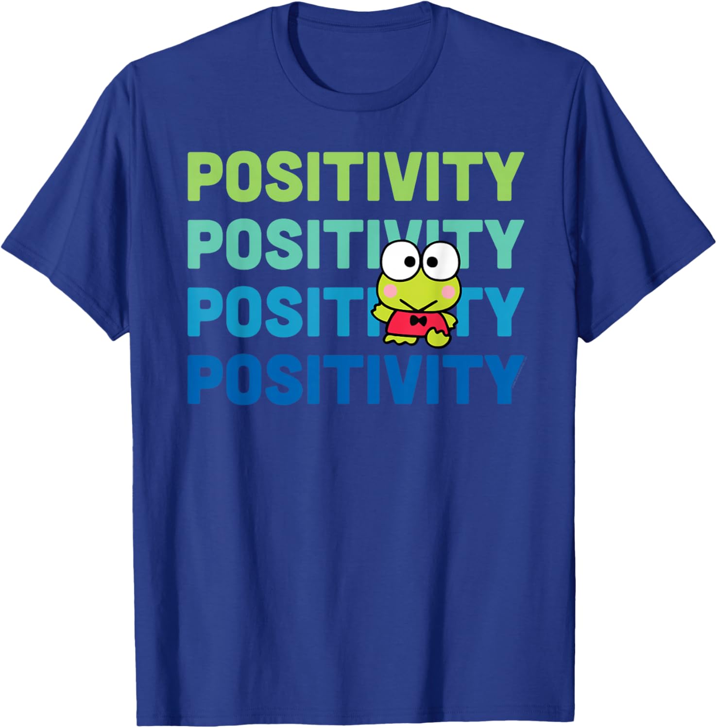 Keroppi Positivity T-Shirt - Cute Frog Design for Fun Fashion Lovers - 4