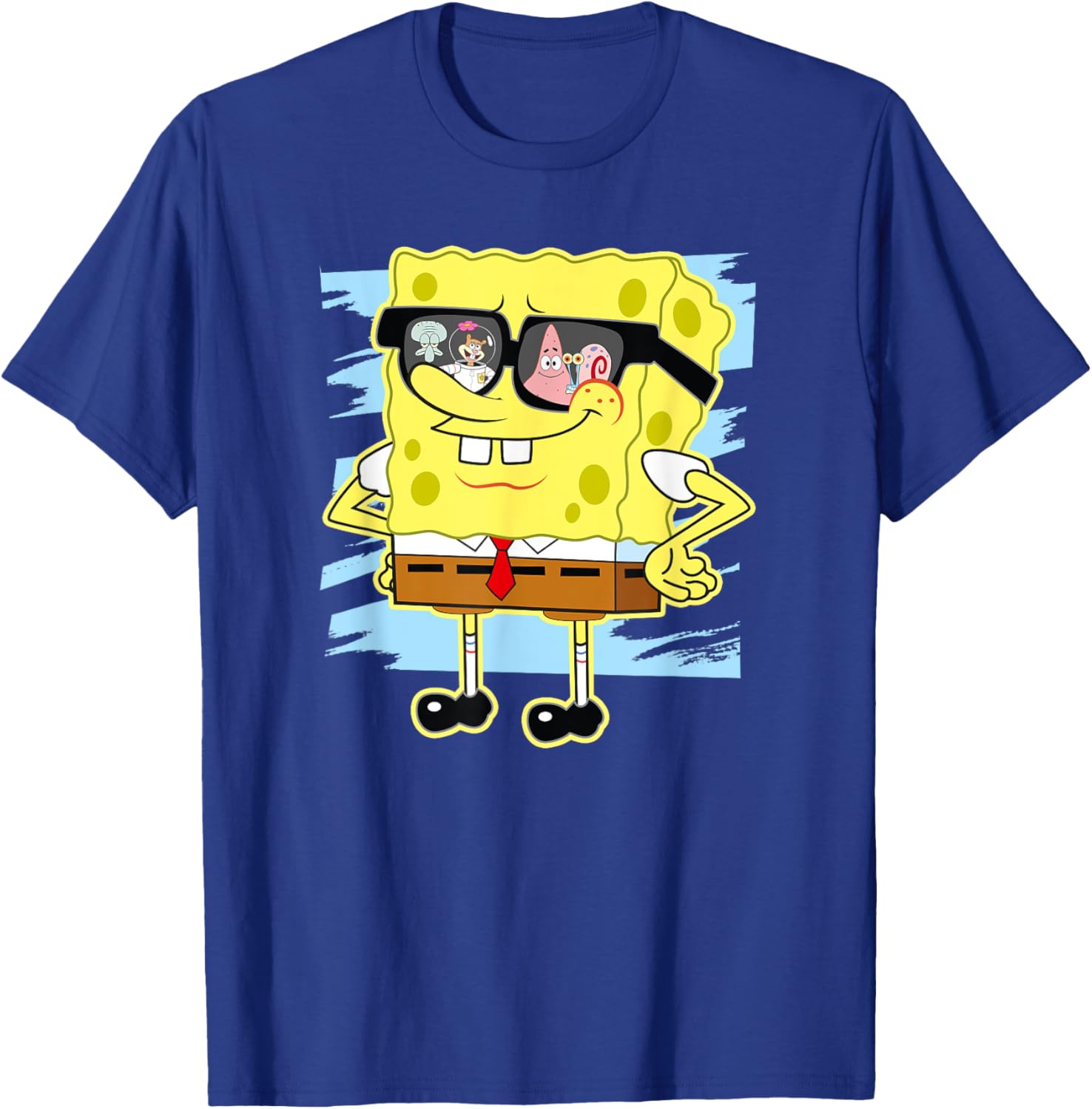 Mademark SpongeBob SquarePants Reflection in Sunglasses T-Shirt - 9