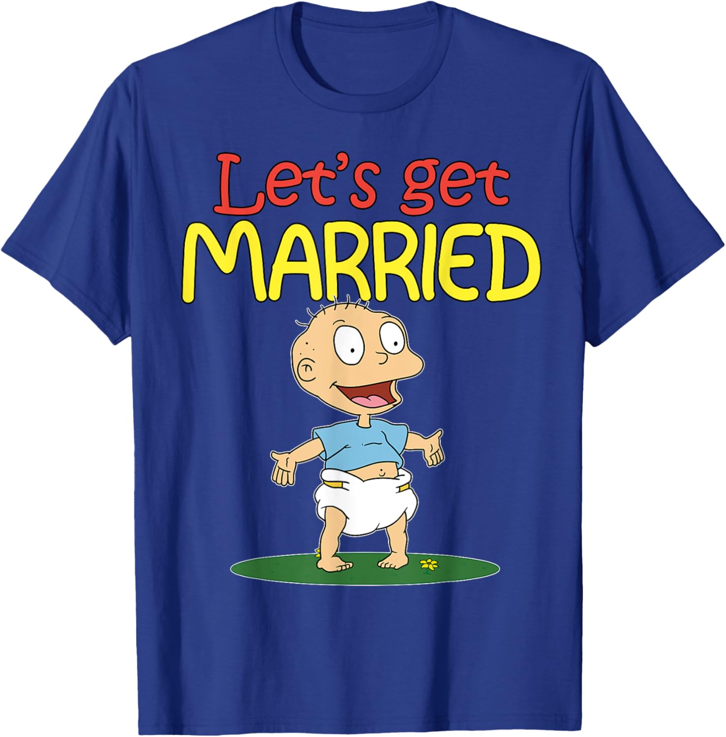 Mademark x Rugrats Tommy Pickles Let's Get Married T-Shirt for Fans - 6