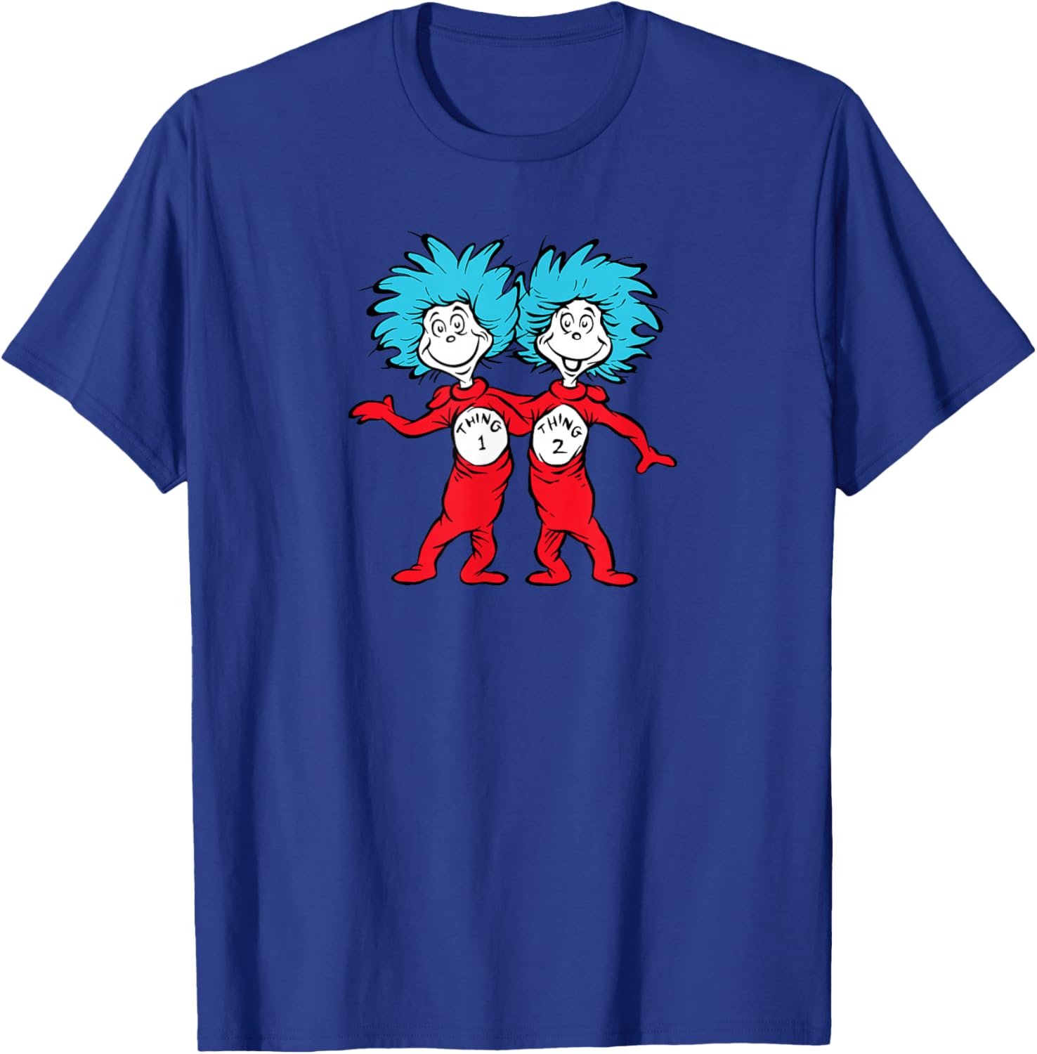 Dr. Seuss Thing 1 Thing 2 Buddies T-Shirt for Fun Lovers and Kids - 15