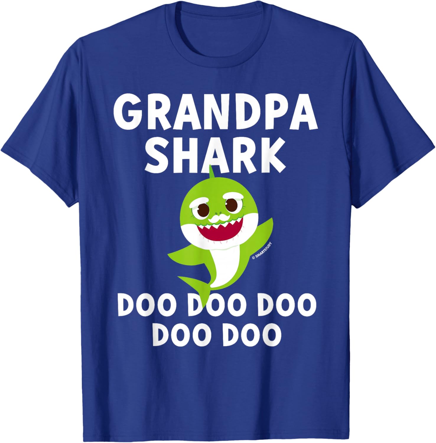 Pinkfong Grandpa Shark Official T-Shirt Fun Cute Kids Apparel - 1