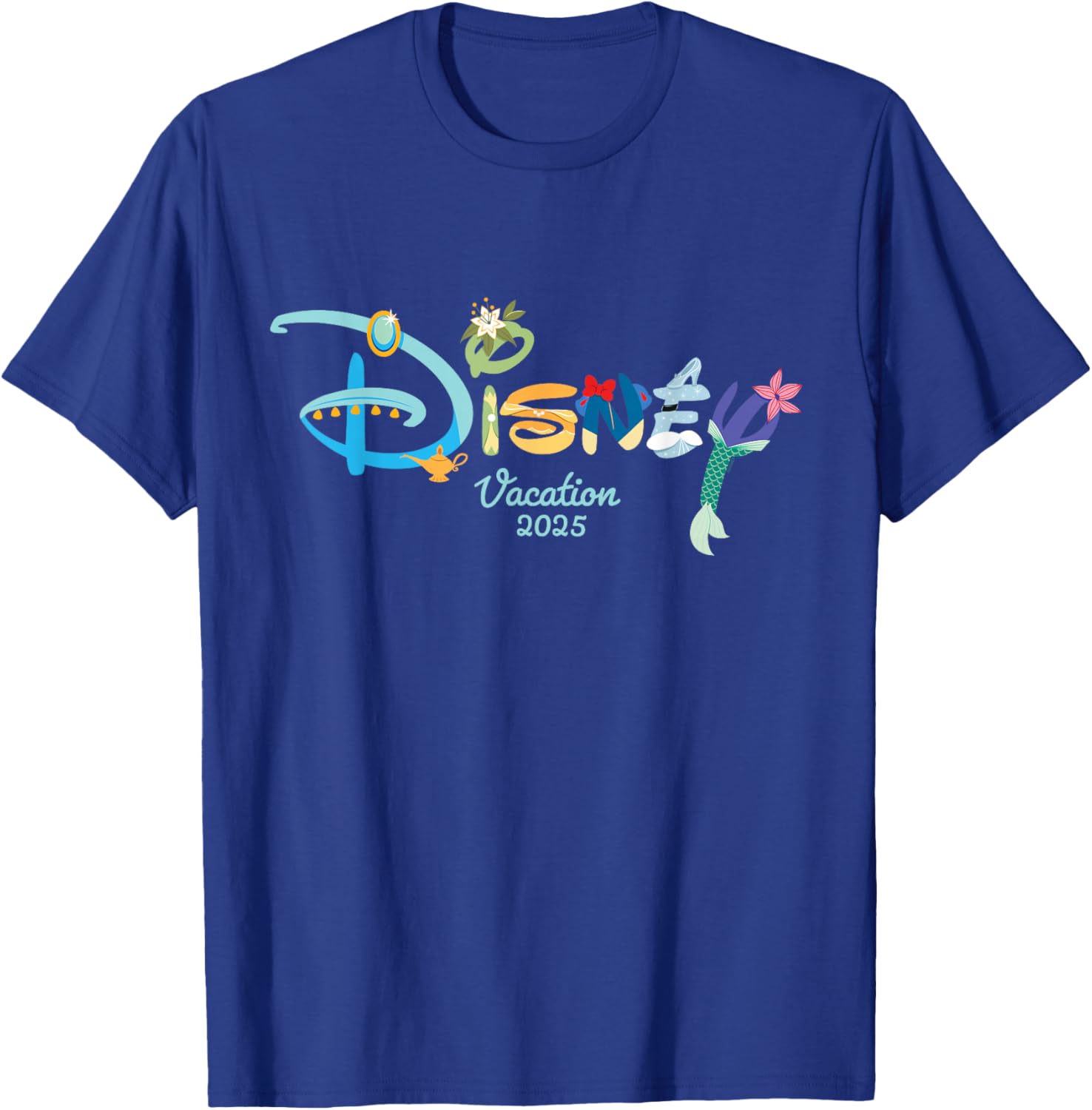 Disney Princess Letters Logo T-Shirt for Magical Disney Vacation 2025 - 19