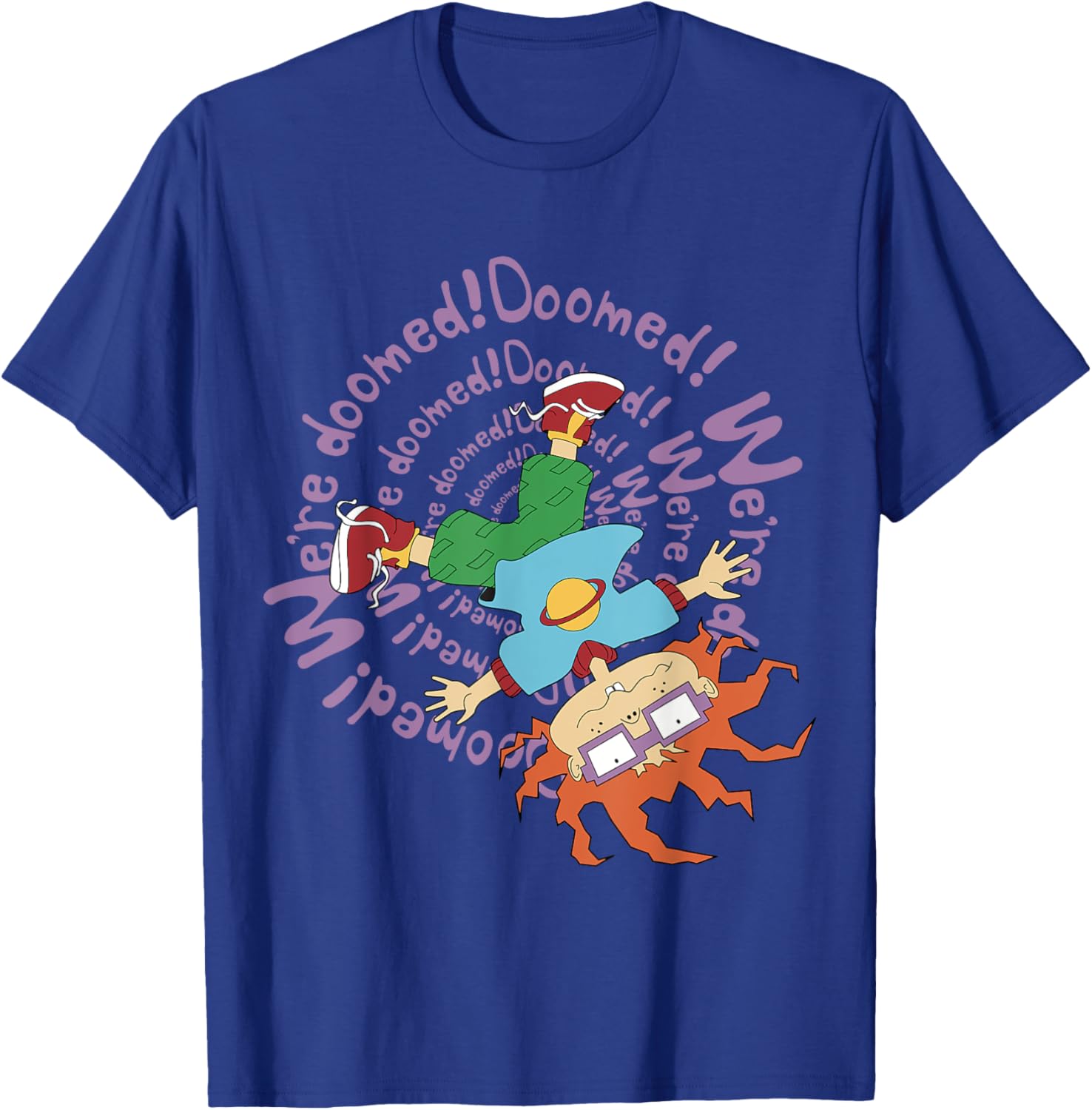 Mademark x Rugrats Chuckie We're Doomed T-Shirt for Fun Nostalgia and Style - 6