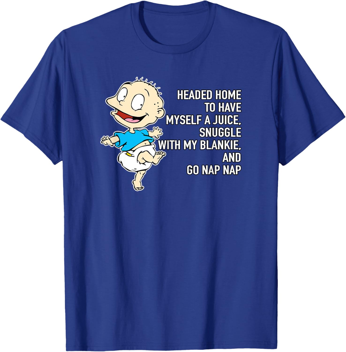 Mademark Rugrats Tommy Pickles Juice Blankie Nap Nap T-Shirt for Kids - 3