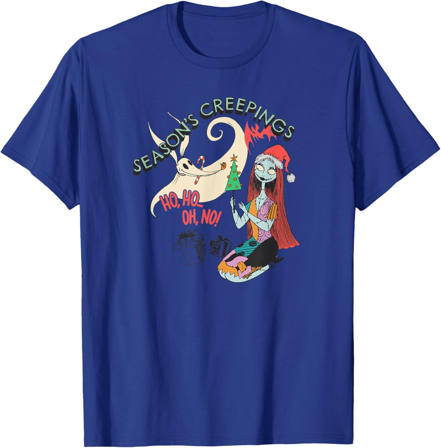 Men's Nightmare Before Christmas Sally and Zero Graphic T-Shirt Grey Small - 8