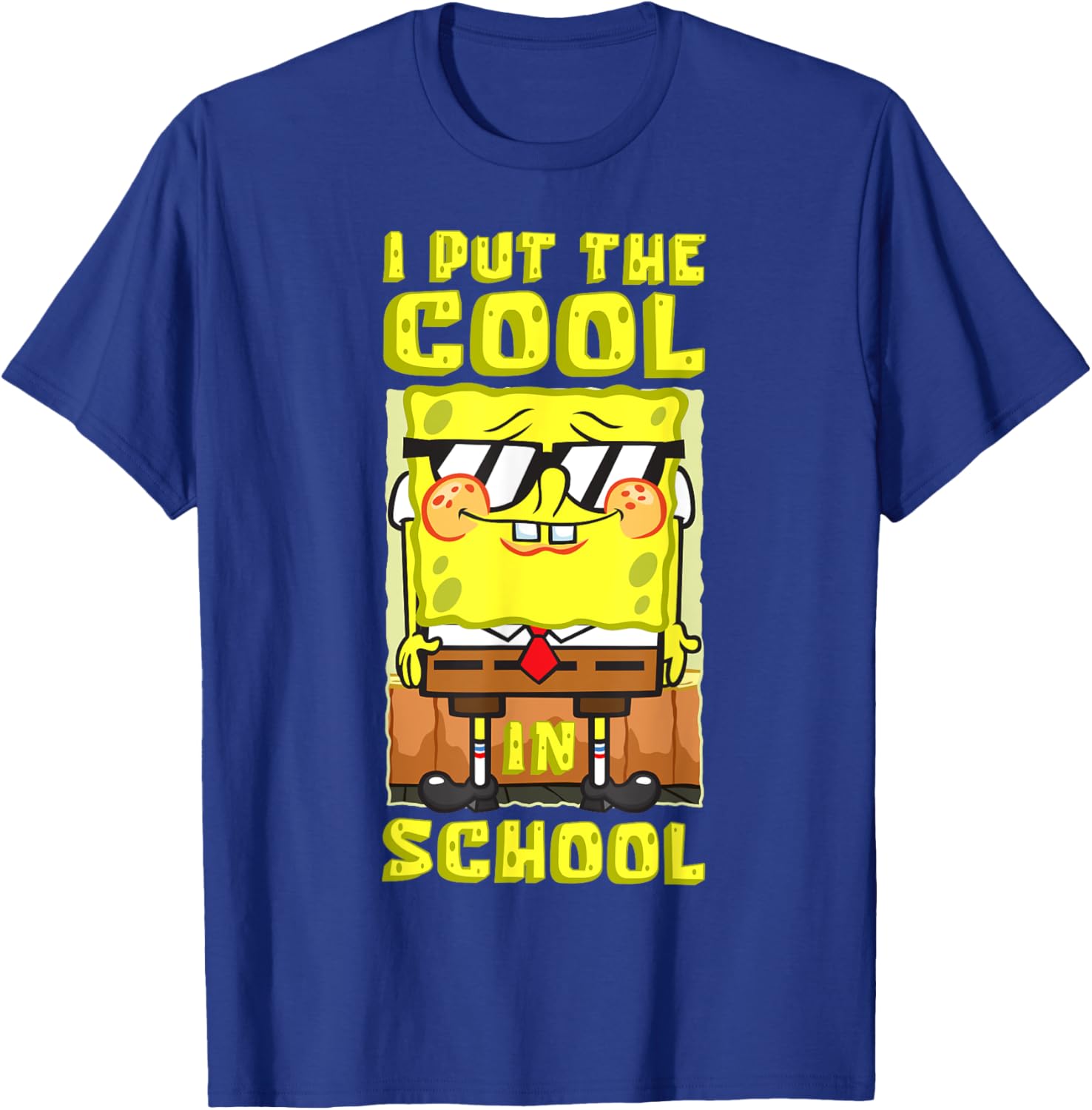 Mademark SpongeBob Back To School Boys Gift T-Shirt Cool School Style - 7